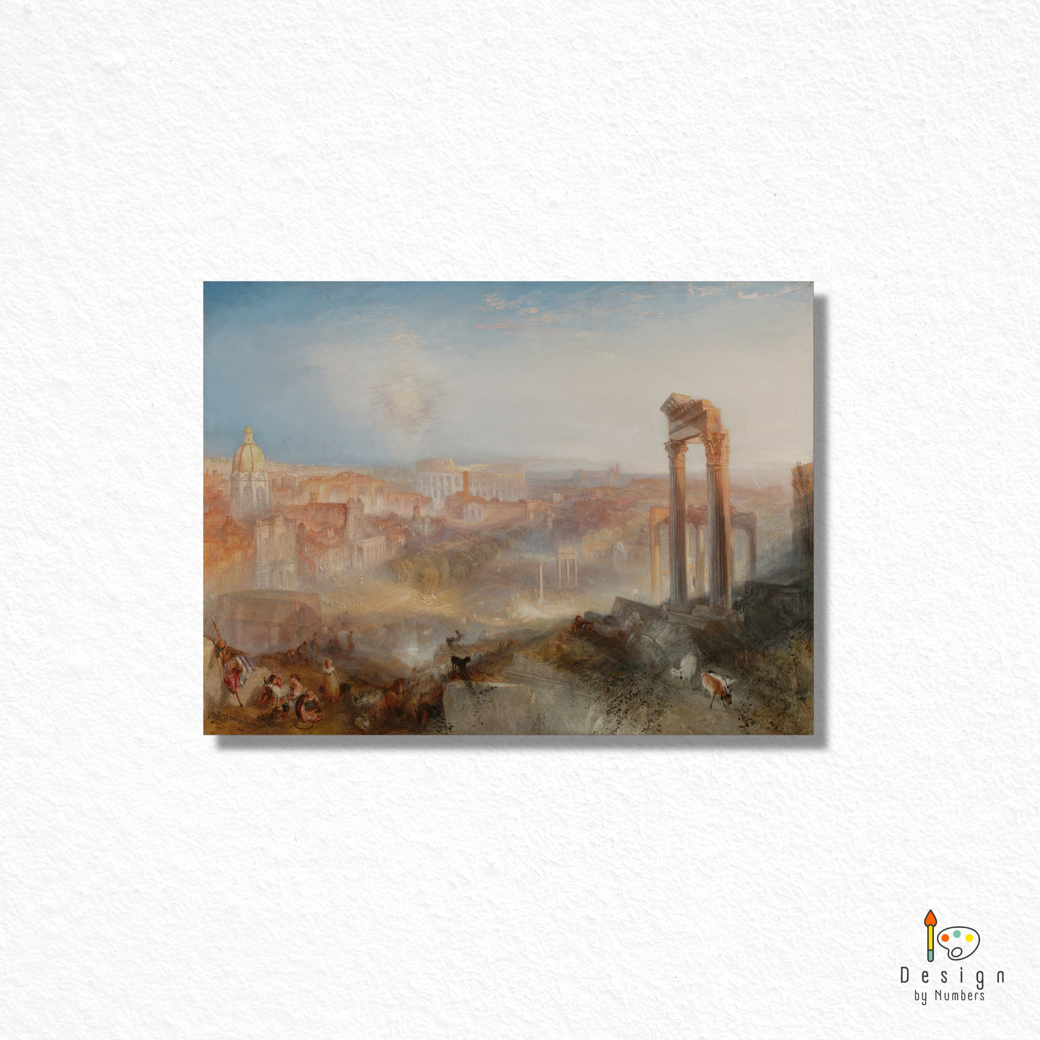 Modern Rome - Joseph Mallord William Turner - Paint by Numbers