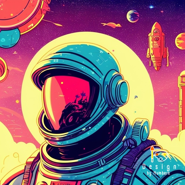 Journey to Mars- Paint By Numbers