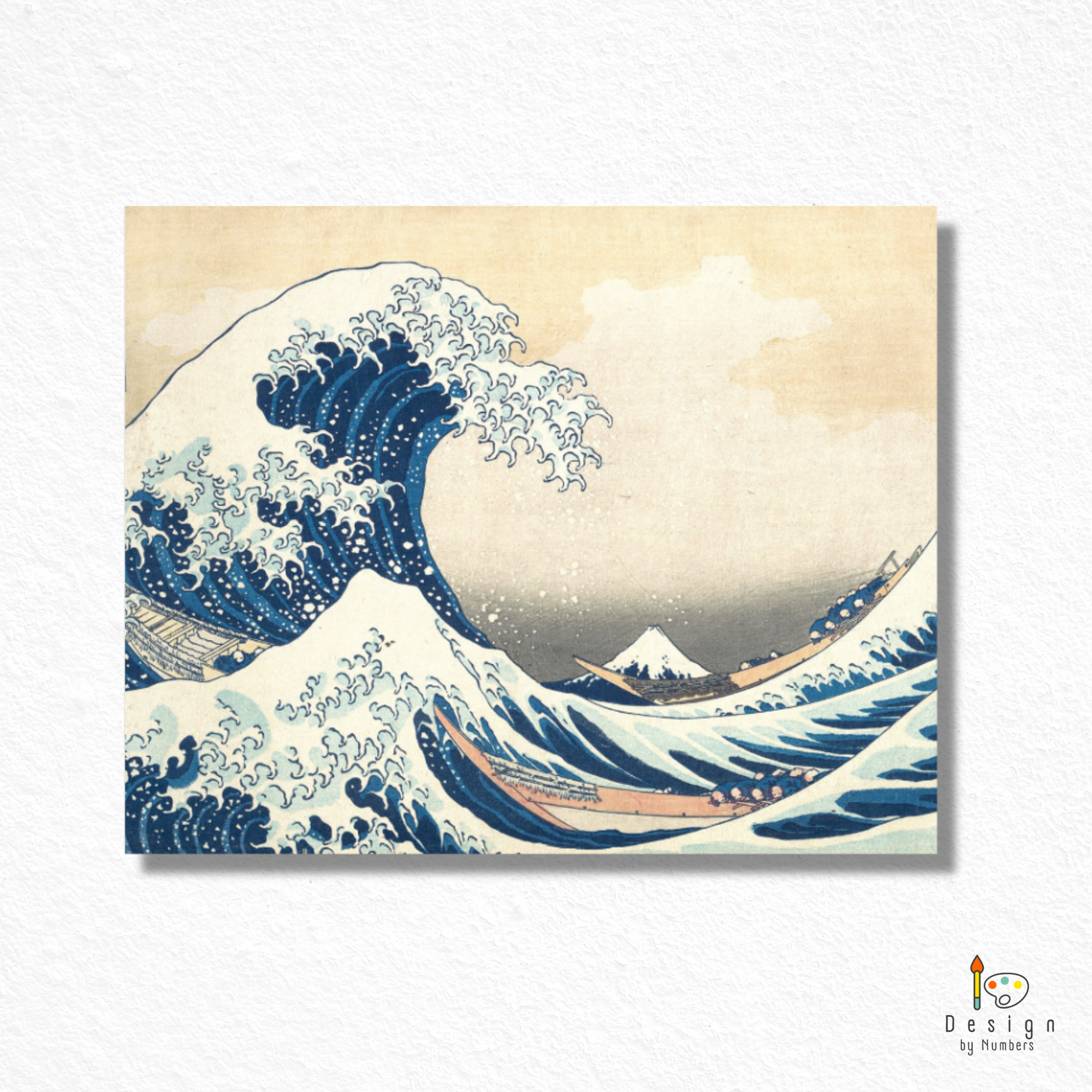 The Great Wave - Katsushika Hokusai - Paint by Numbers