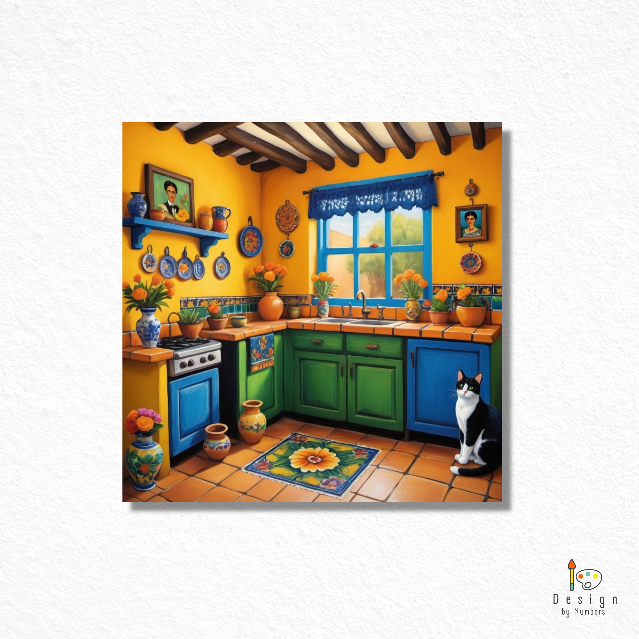Tuscan Kitchen- Paint By Numbers