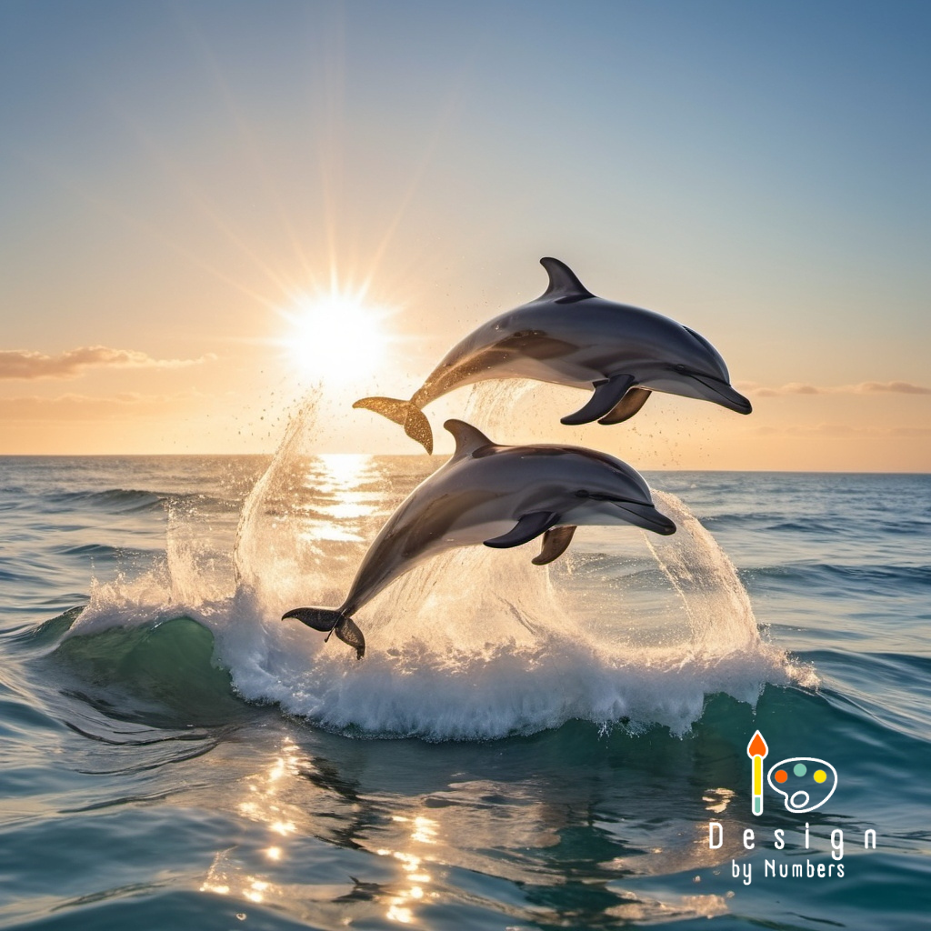 Leaping Sunrise- Paint By Numbers