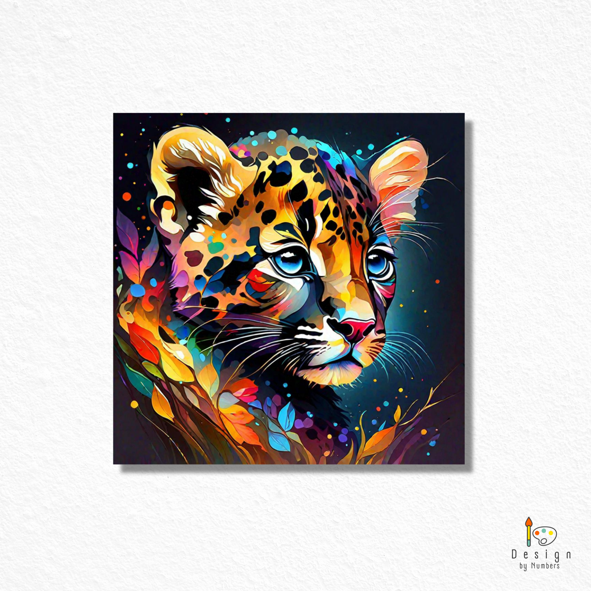 Colorful Cub- Paint By Numbers