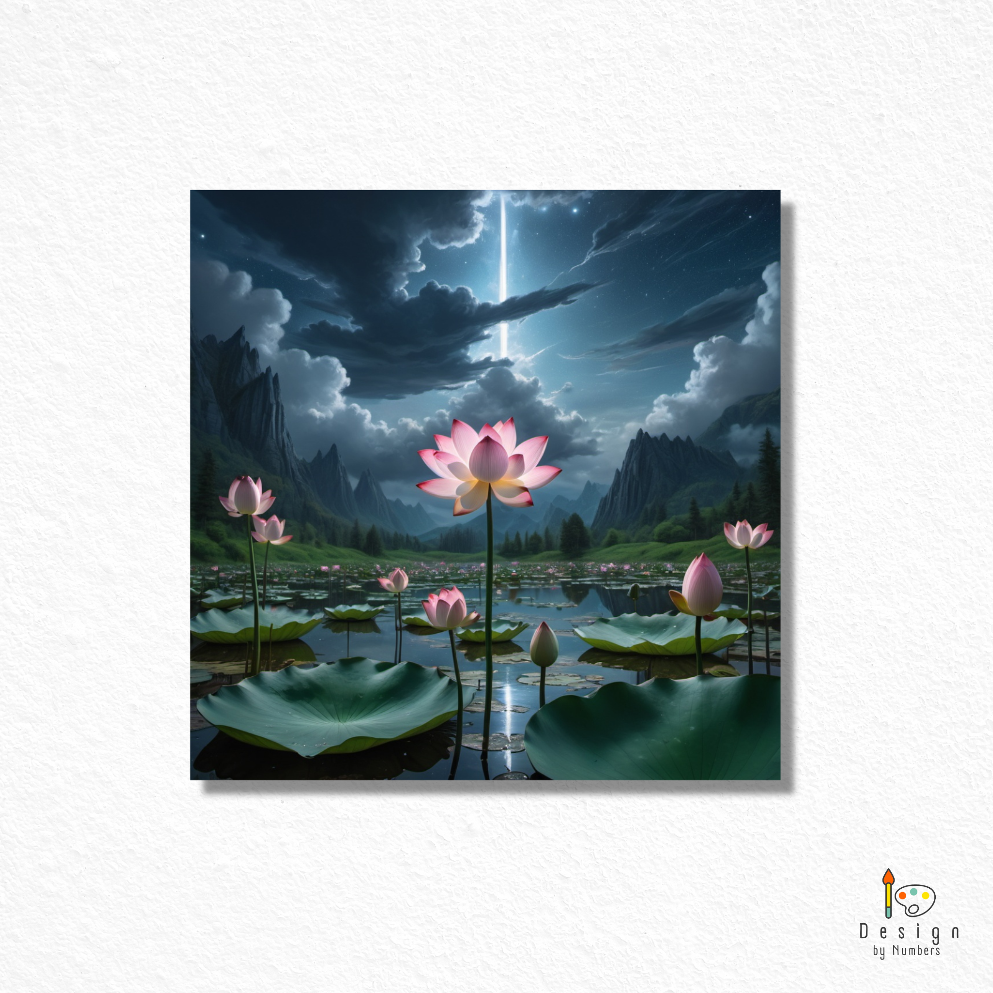 Celestial Lotus- Paint By Numbers