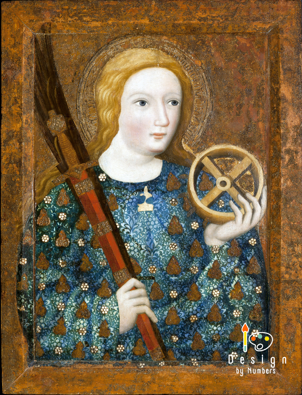 Catherine of Alexandria - Master Theodoric - Paint by Numbers