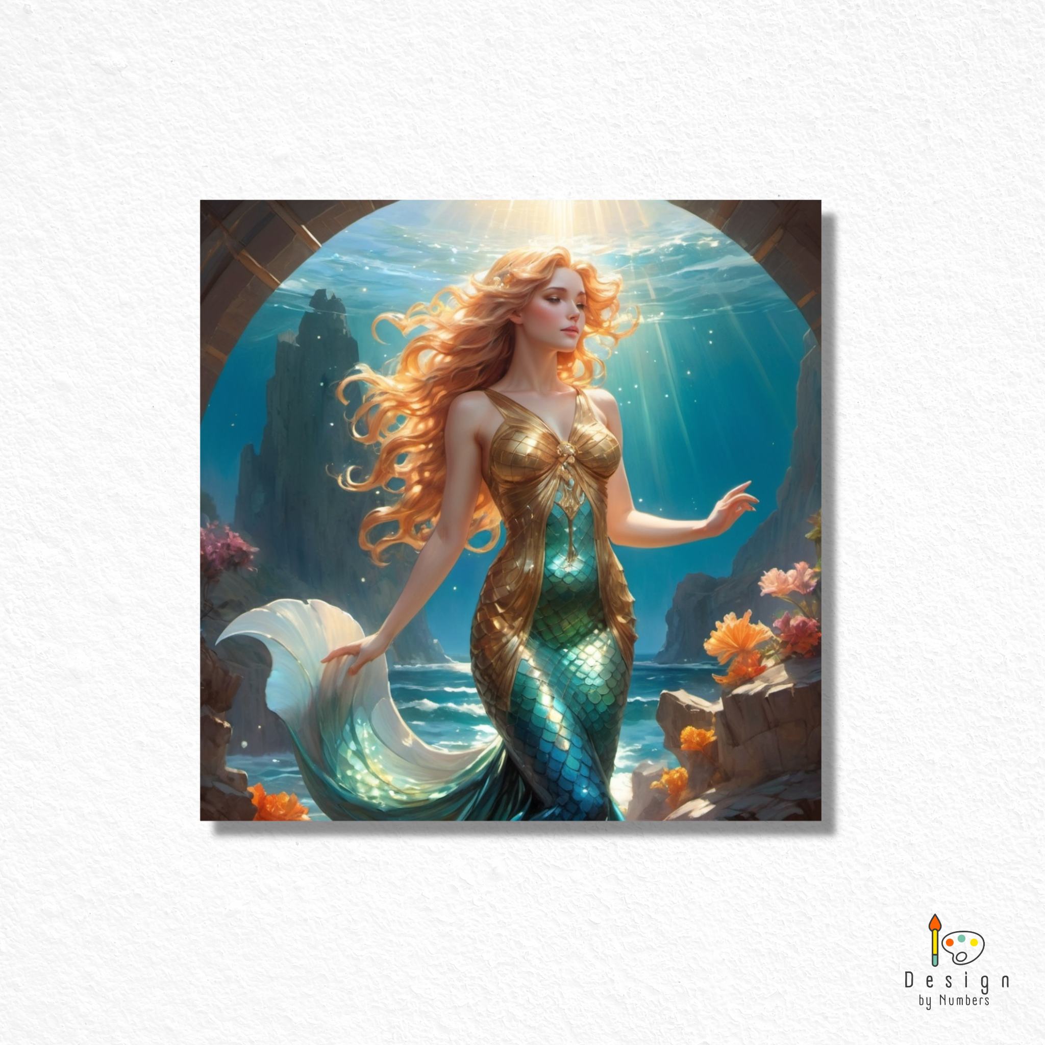 Water Angel- Paint By Numbers