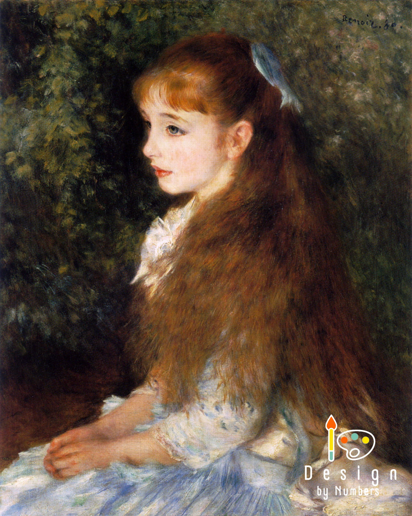 Mlle Irene Cahen d'Anvers - Pierre-Auguste Renoir - Paint by Numbers