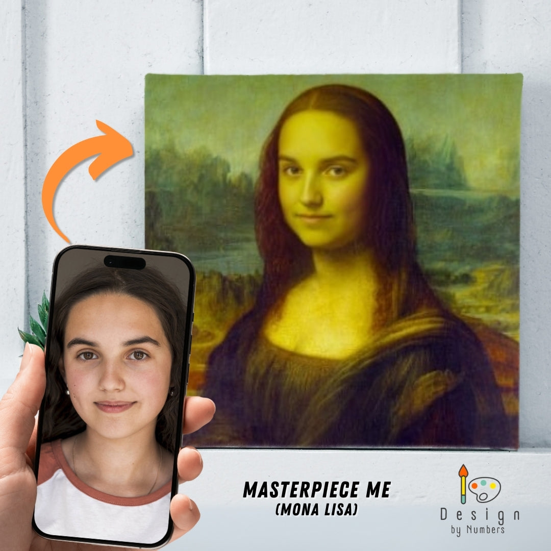 Masterpiece Me - Custom Mona Lisa Paint by Numbers Kits