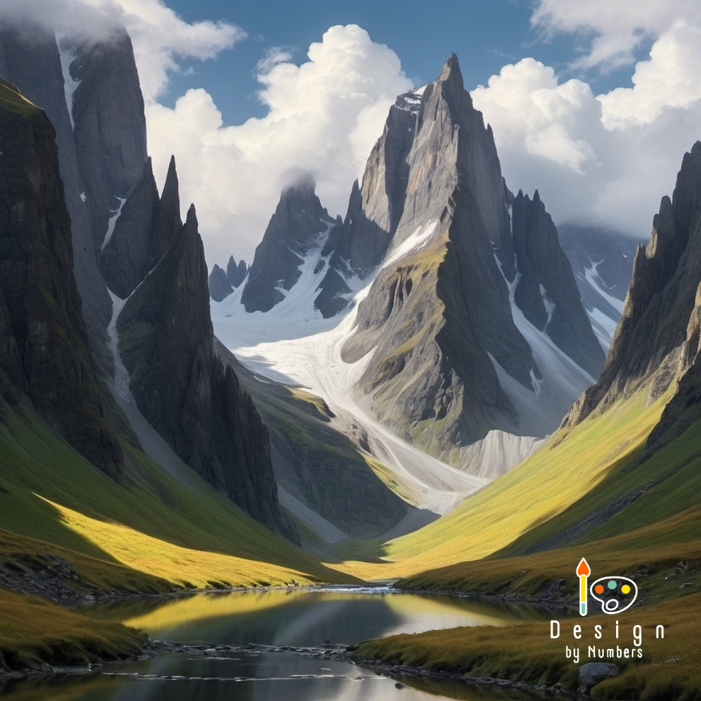 Mountain Majesty- Paint By Numbers