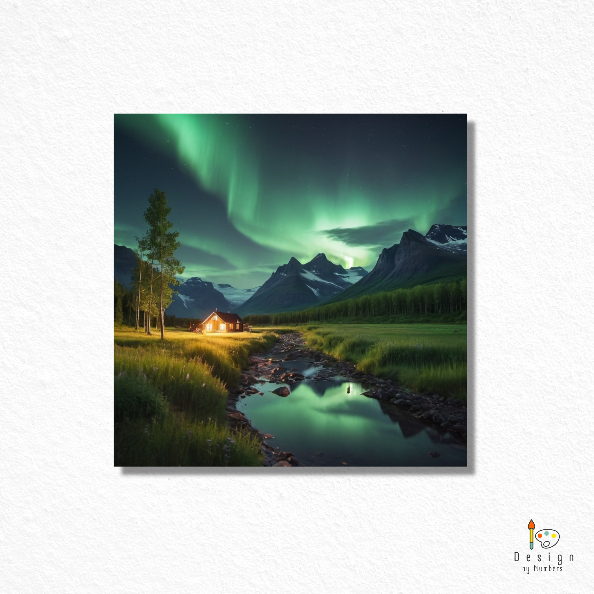 Northern Glow- Paint By Numbers