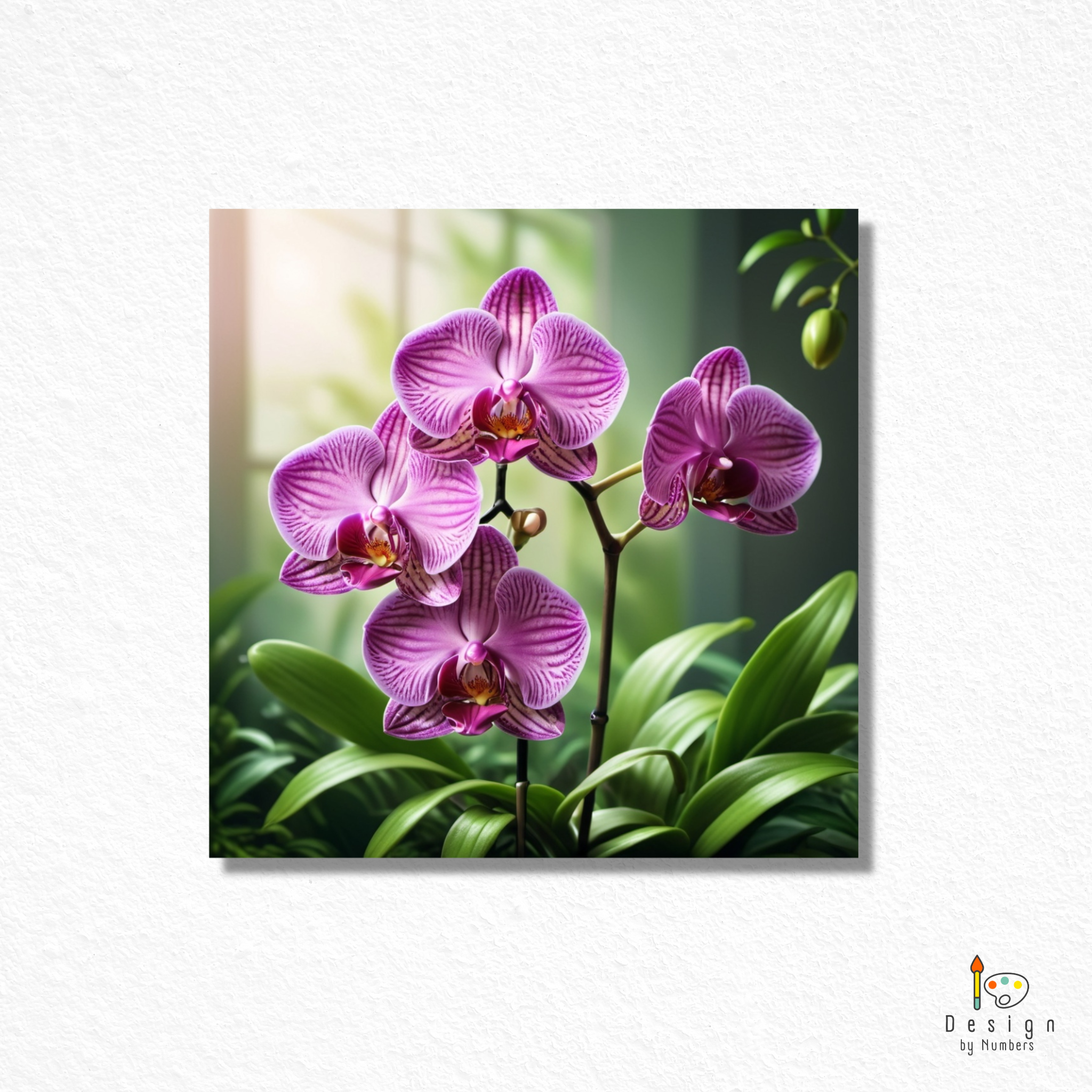 Jungle Orchid- Paint By Numbers