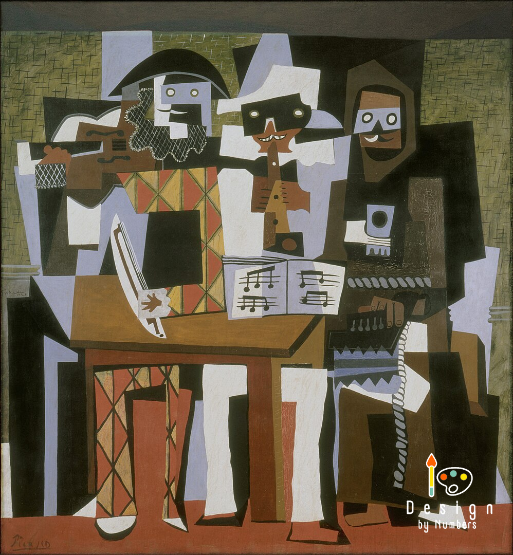 Nous Autres Musiciens (Three Musicians)- Pablo Picasso- Paint by Numbers