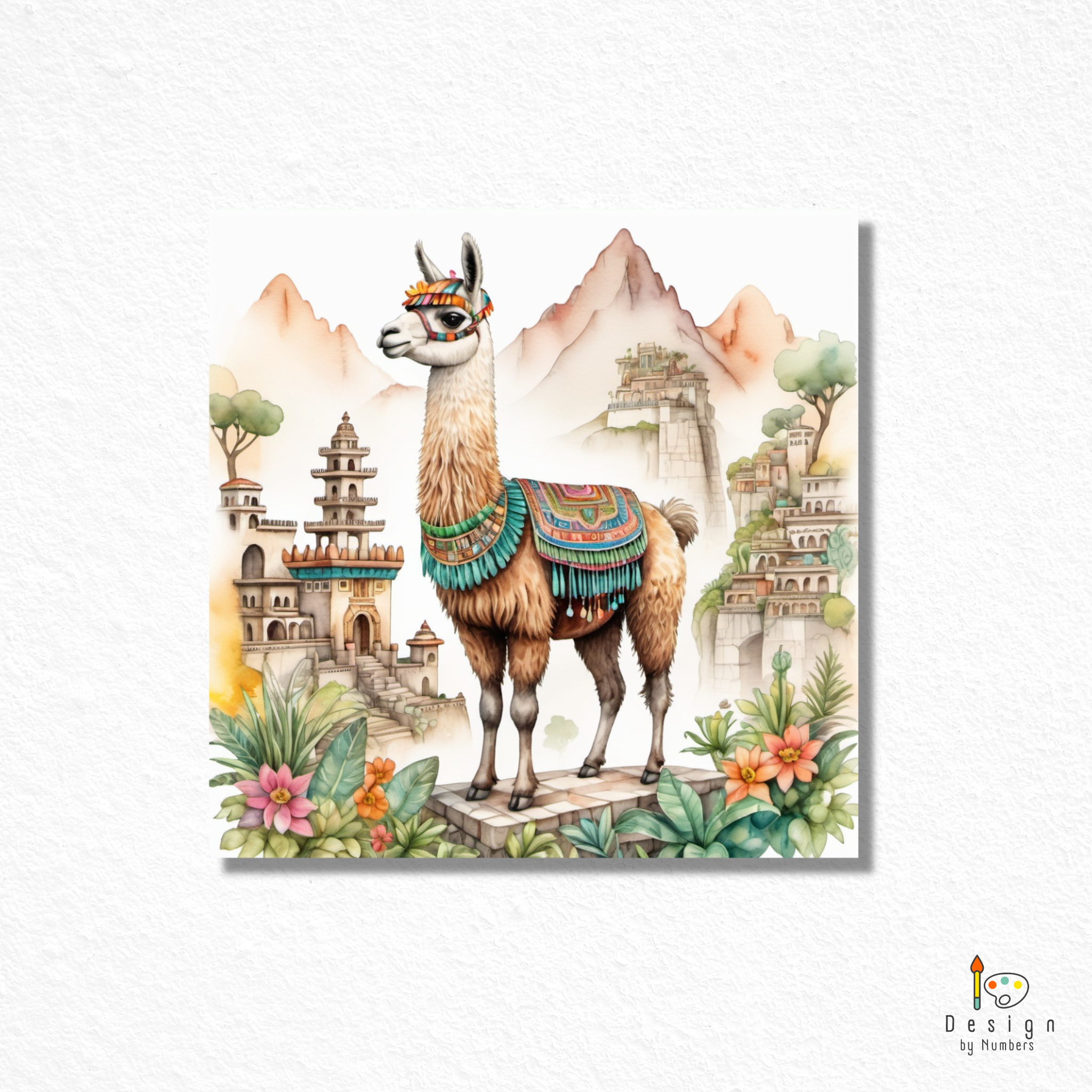 Pachamama's Pet Alpaca- Paint By Numbers