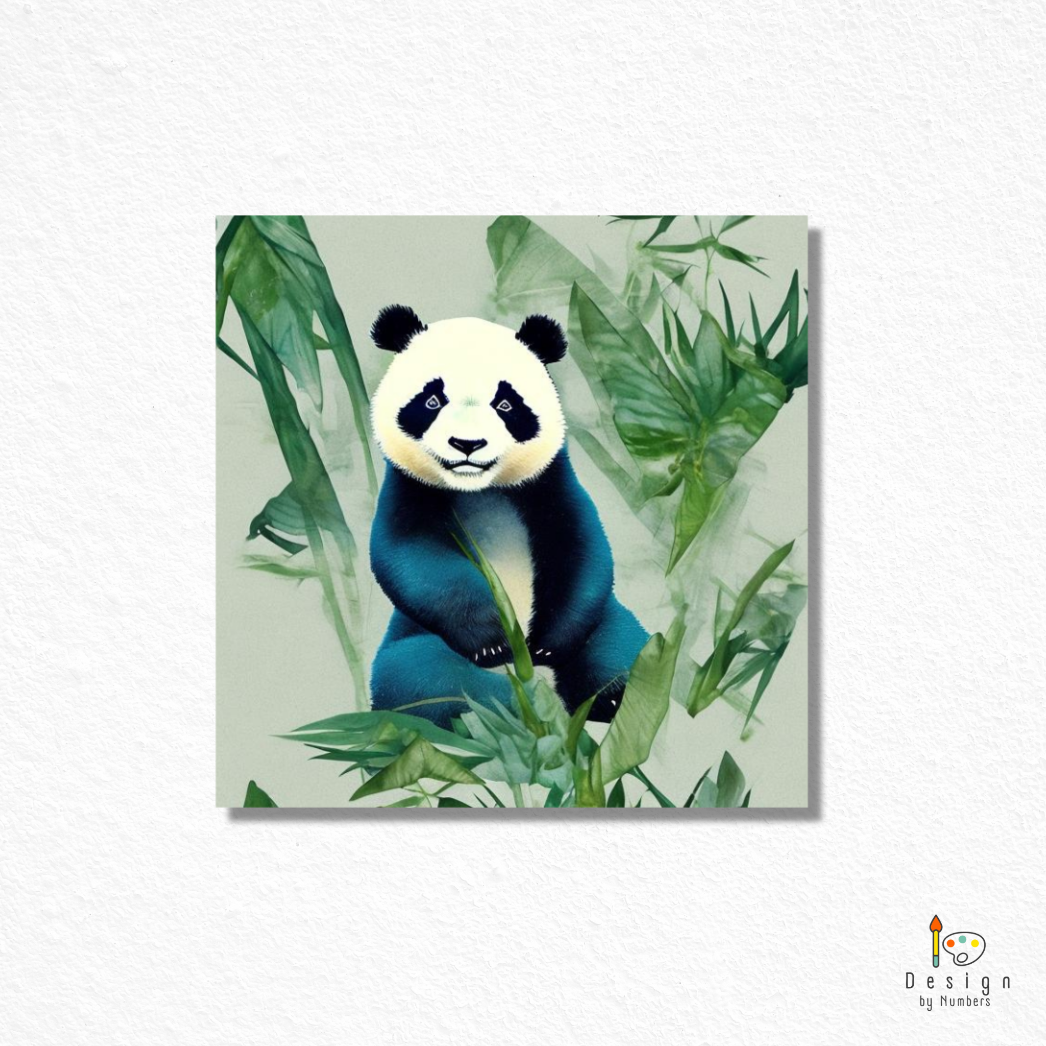Bamboo Panda- Paint By Numbers