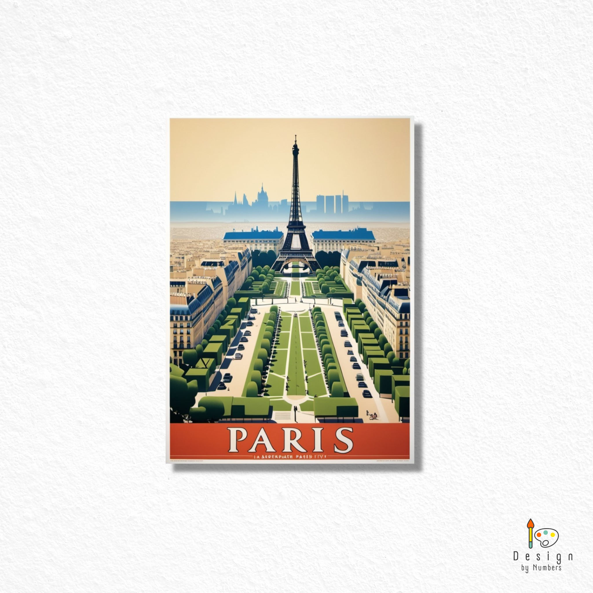 Paris- Paint By Numbers