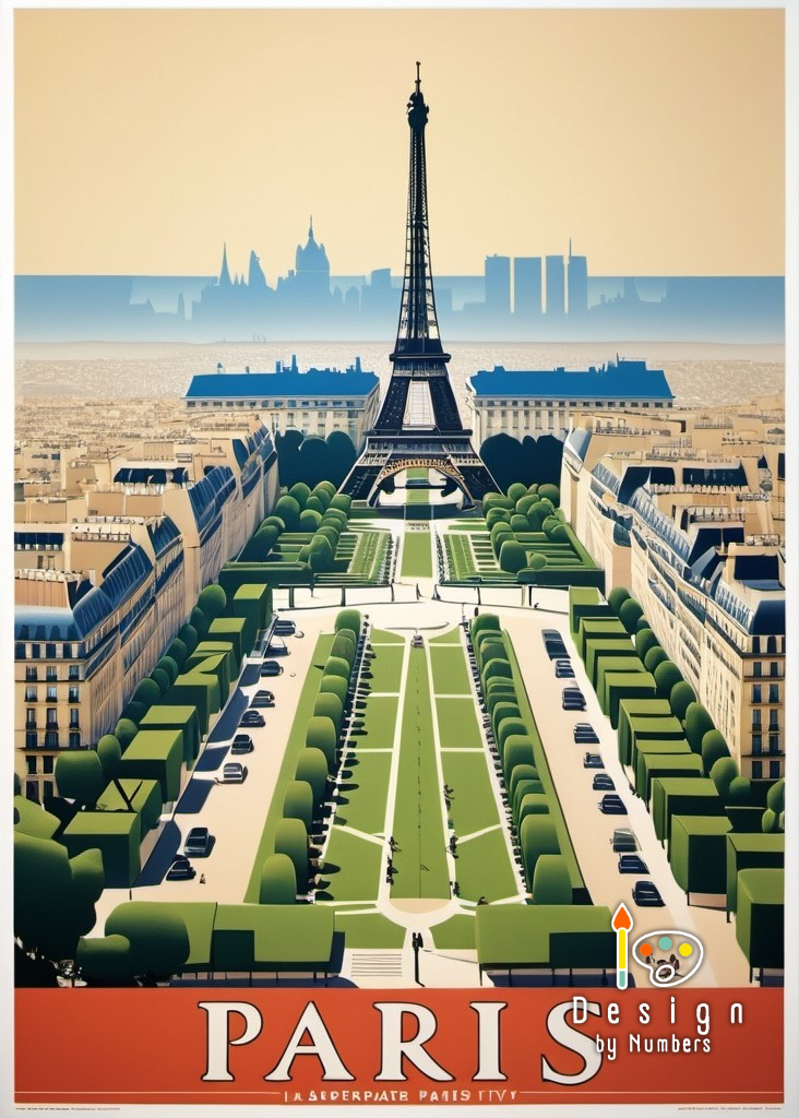 Paris- Paint By Numbers