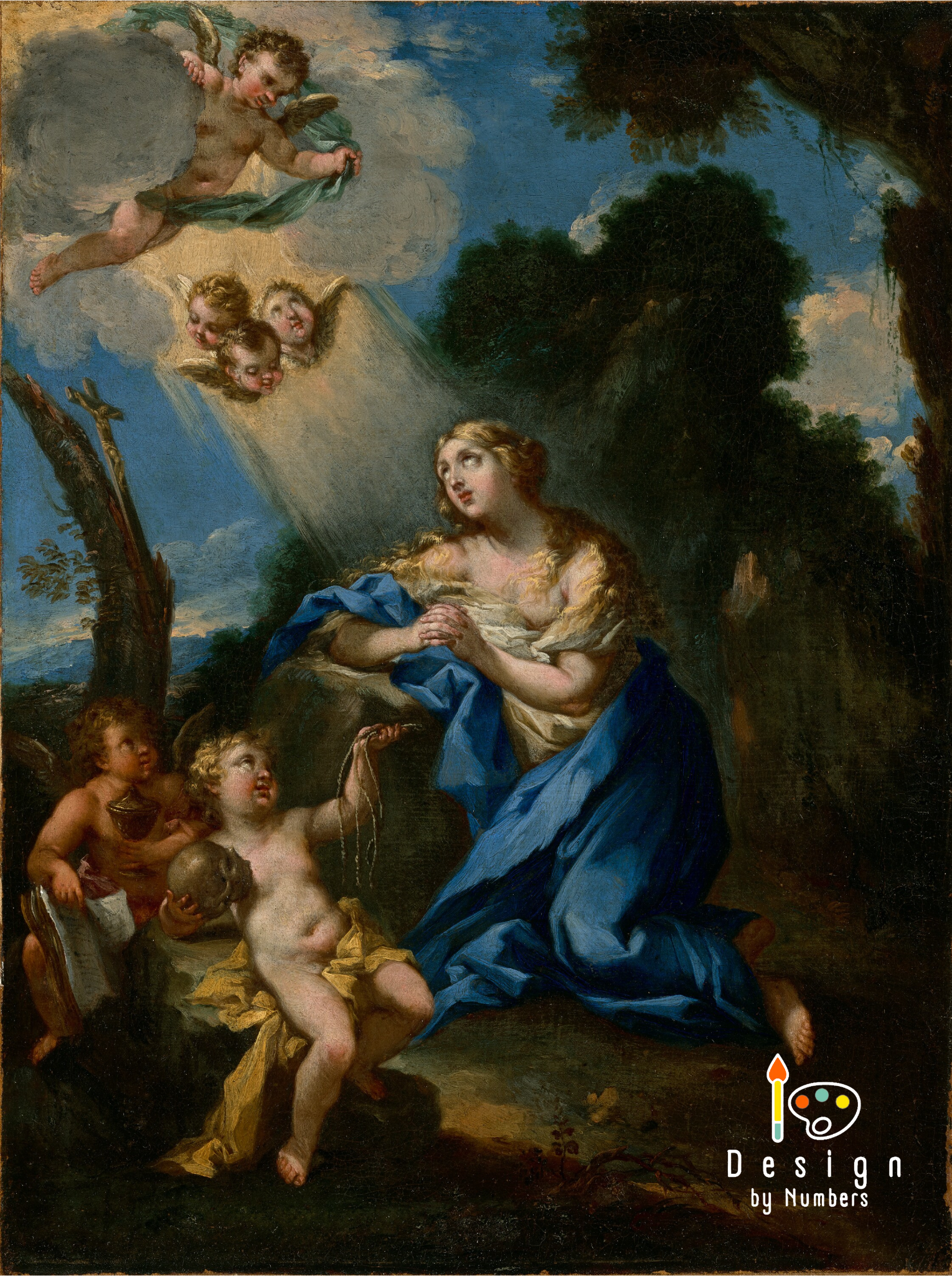 Penitent Magdalene- Michele Rocca- Paint by Numbers