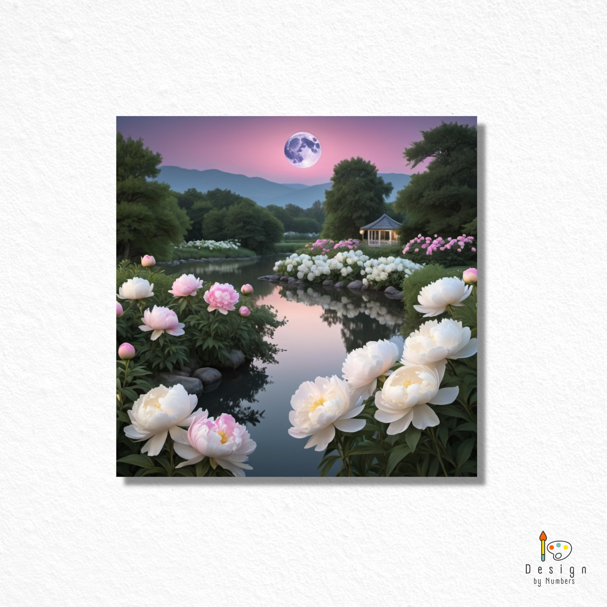 Peony Dream- Paint By Numbers