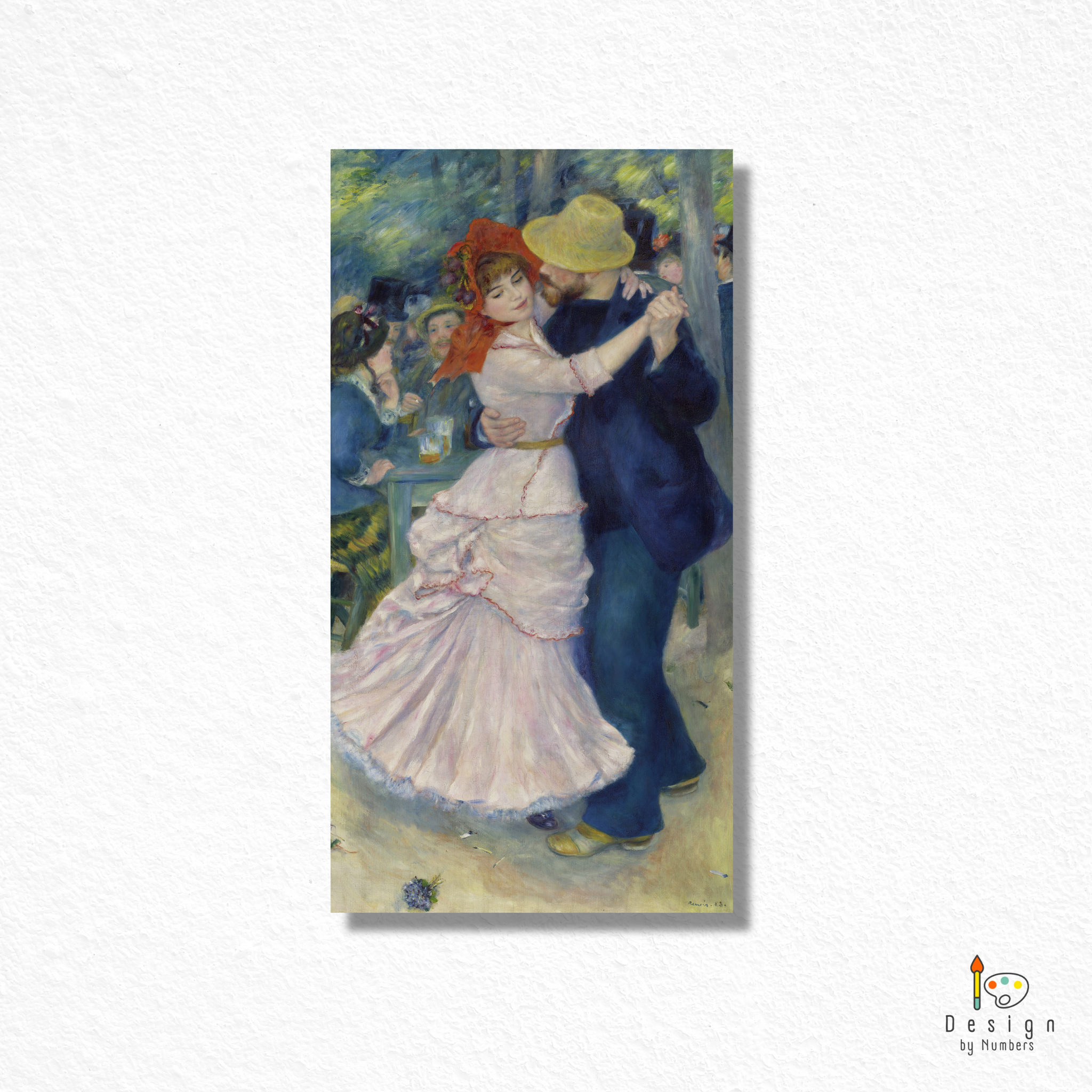 Dance At Bougival- Pierre-Auguste Renoir- Paint by Numbers