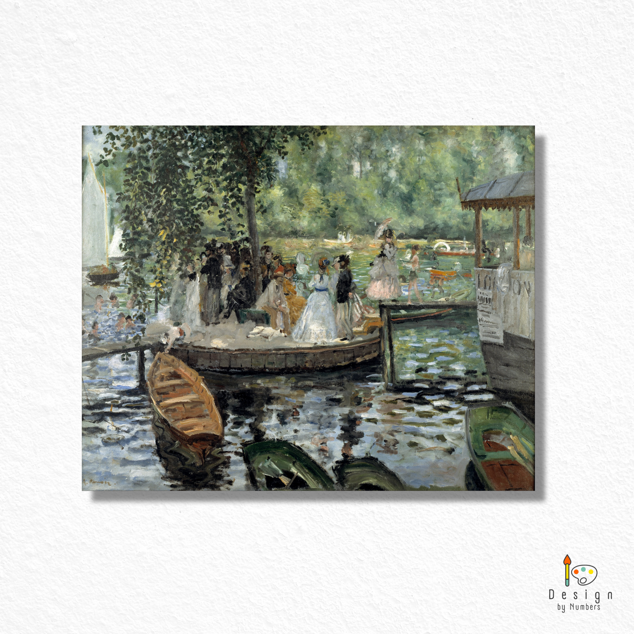 La GrenouillÃ¨re - Pierre-Auguste Renoir - Paint by Numbers