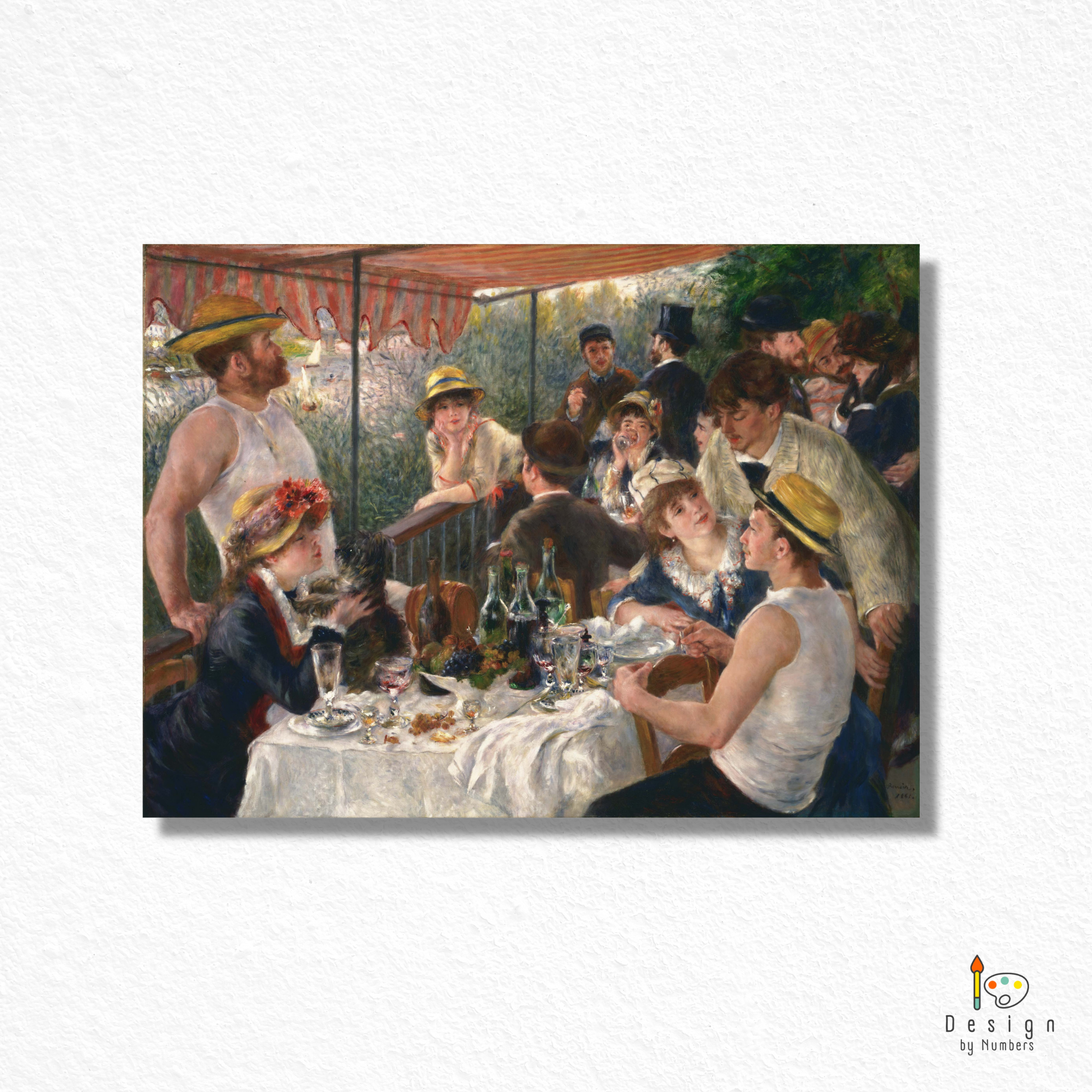 Luncheon of the Boating Party - Pierre-Auguste Renoir - Paint by Numbers
