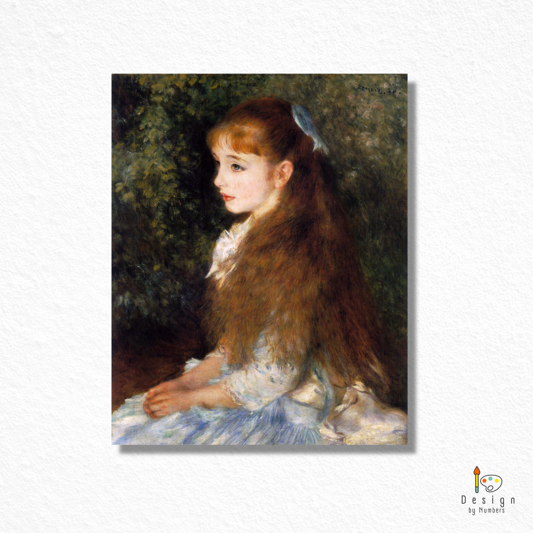 Mlle Irene Cahen d'Anvers- Pierre-Auguste Renoir- Paint by Numbers