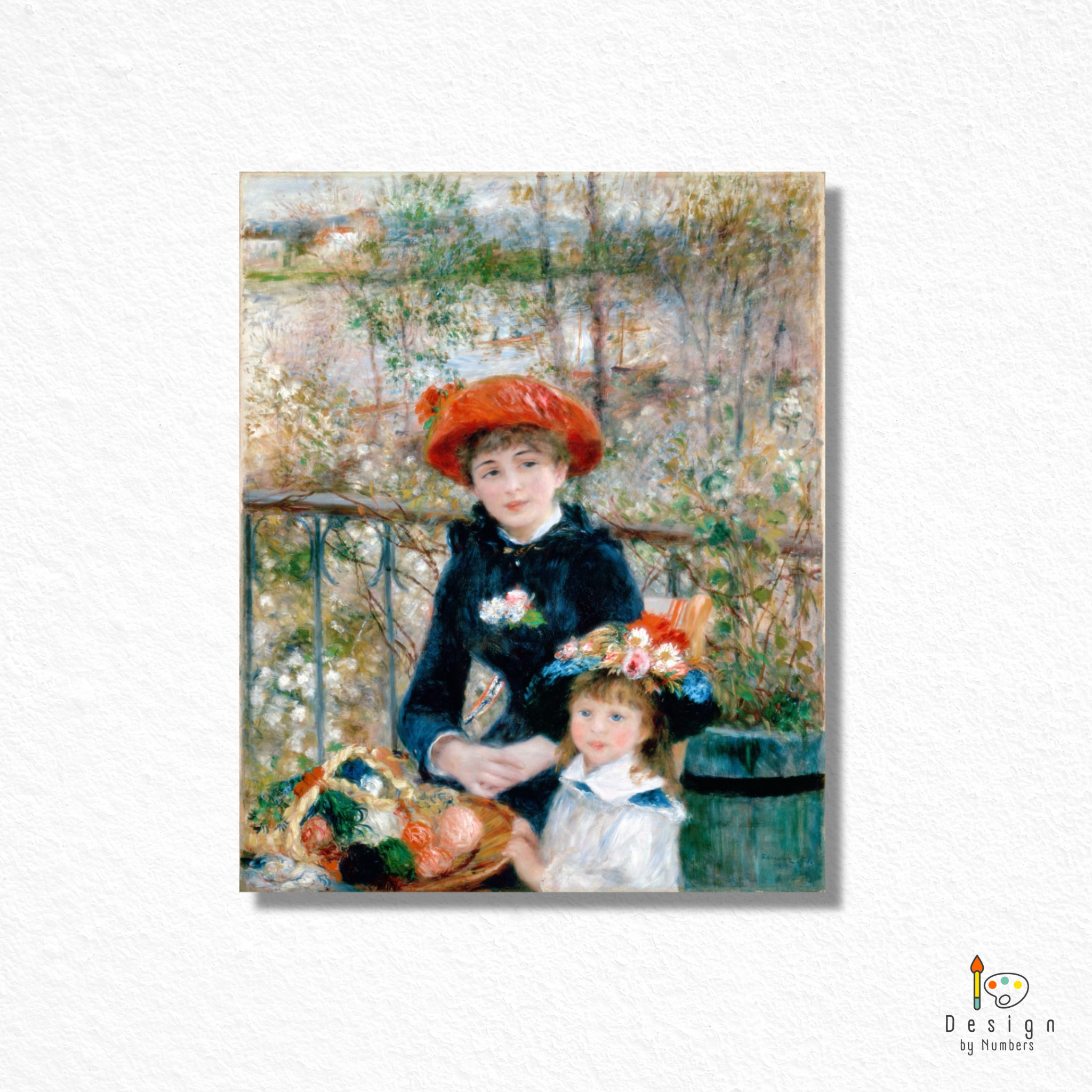 The Two Sisters On the Terrace - Pierre-Auguste Renoir - Paint by Numbers