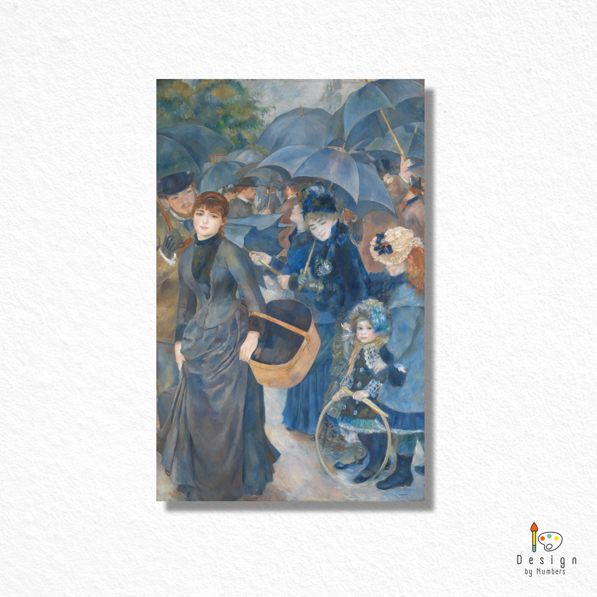 The Umbrellas - Pierre-Auguste Renoir - Paint by Numbers