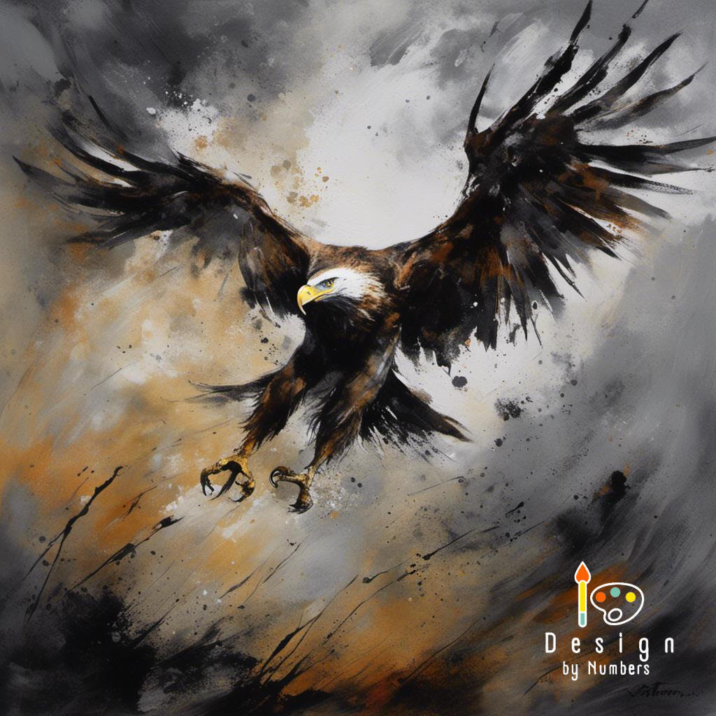 Portrait of an Eagle- Paint By Numbers