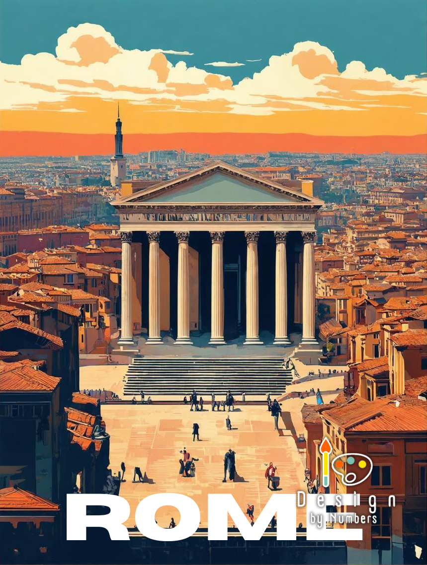 Rome Italy- Paint By Numbers