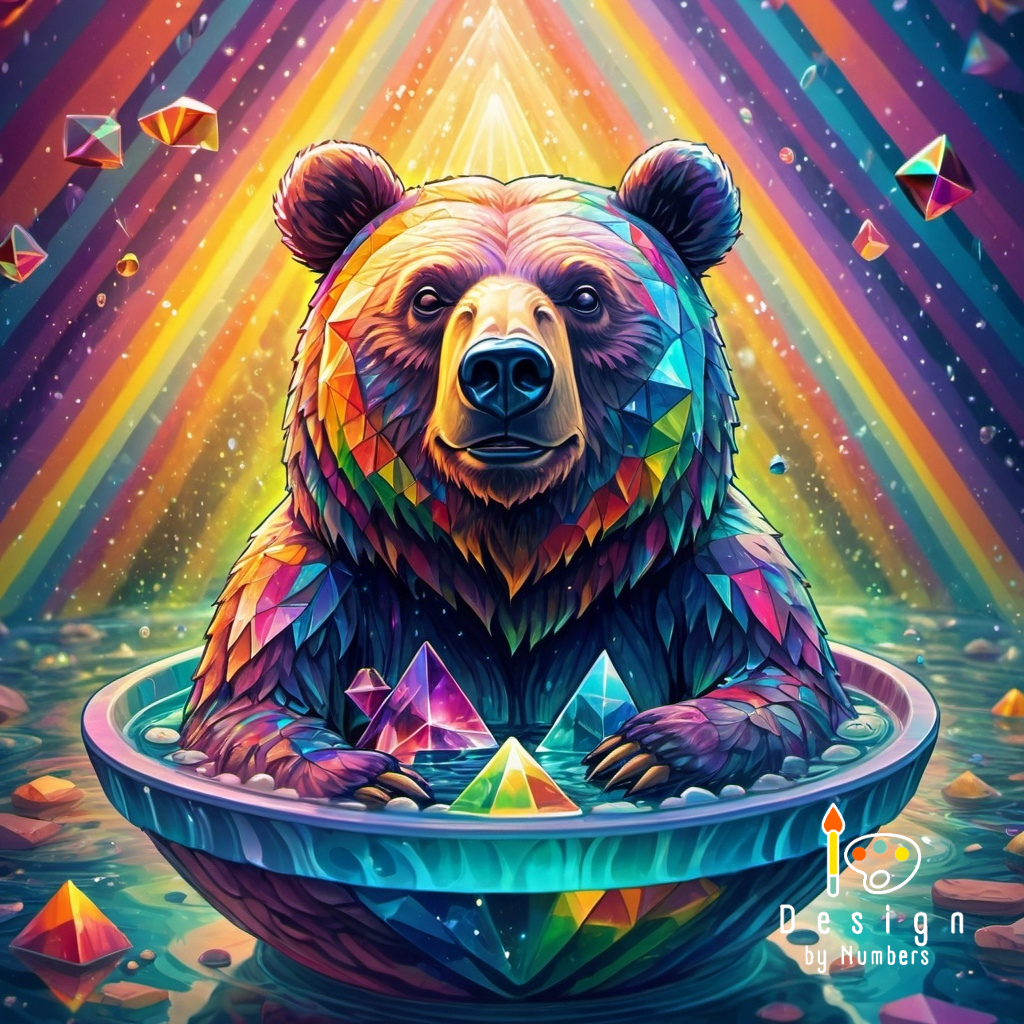 Rainbow Reflections- Paint By Numbers