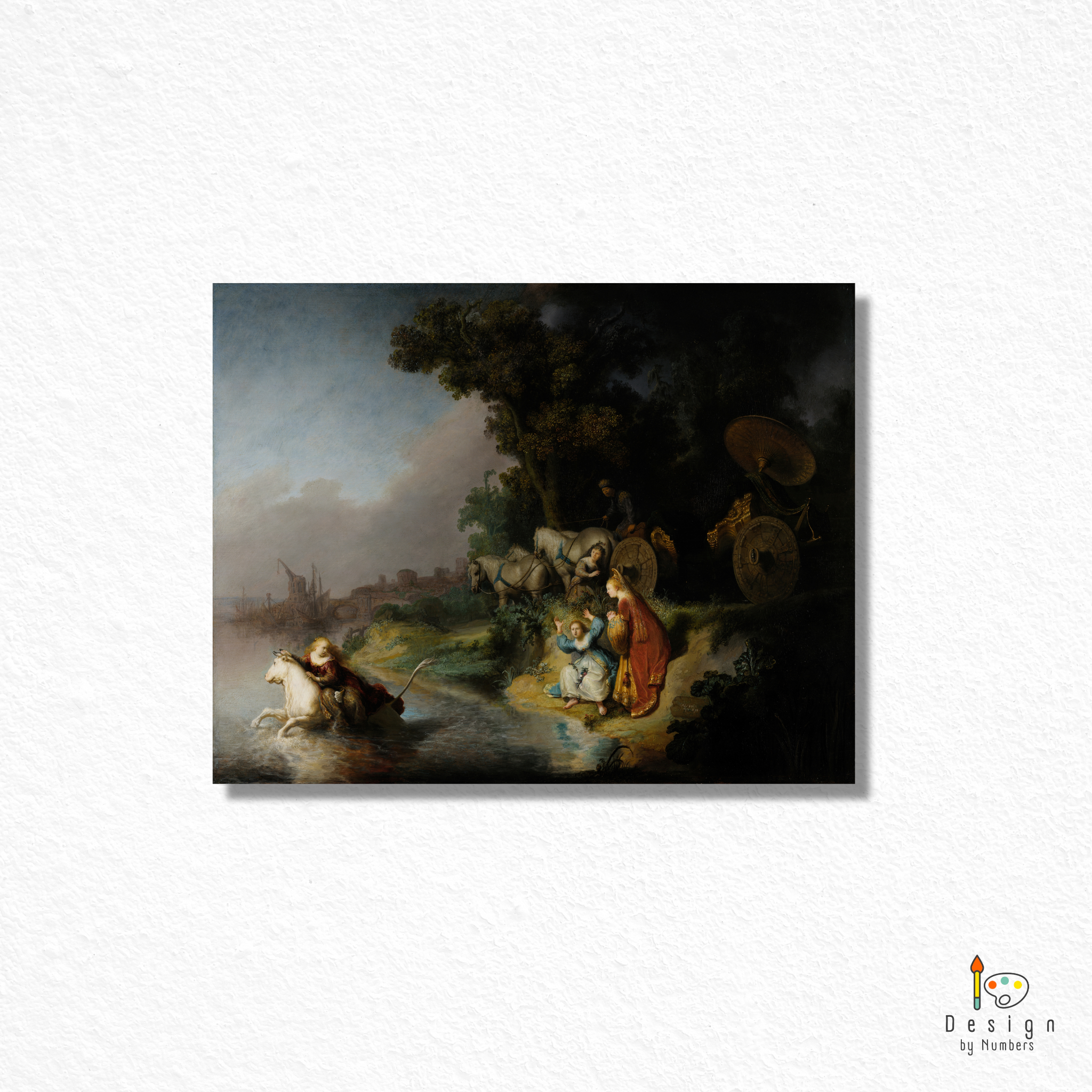 The Abduction of Europa - Rembrandt - Paint by Numbers