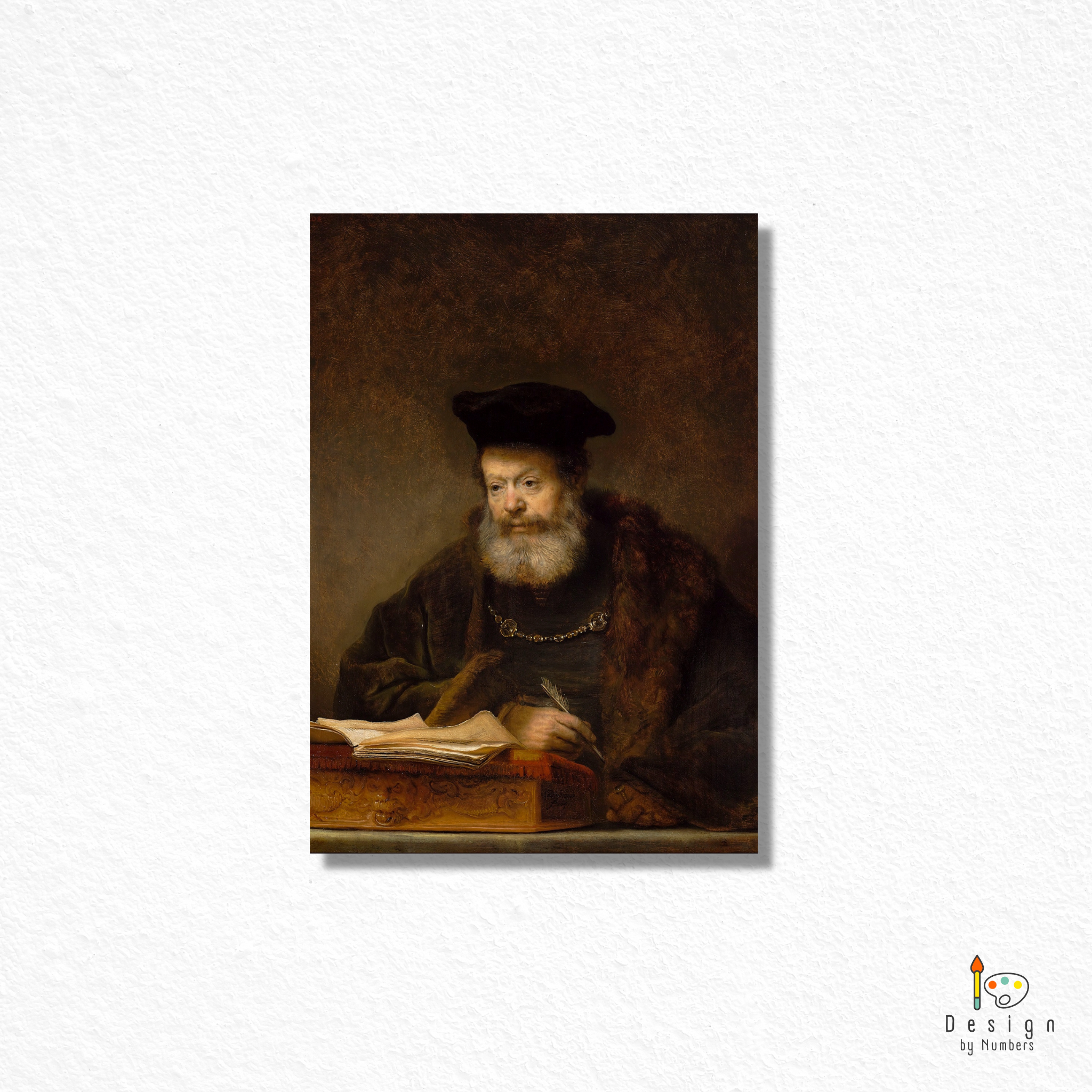 The Scholar at the Lectern - Rembrandt - Paint by Numbers