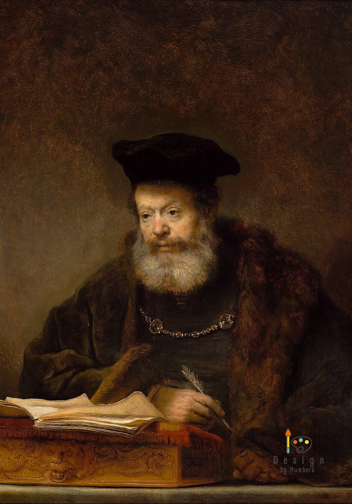 The Scholar at the Lectern - Rembrandt - Paint by Numbers