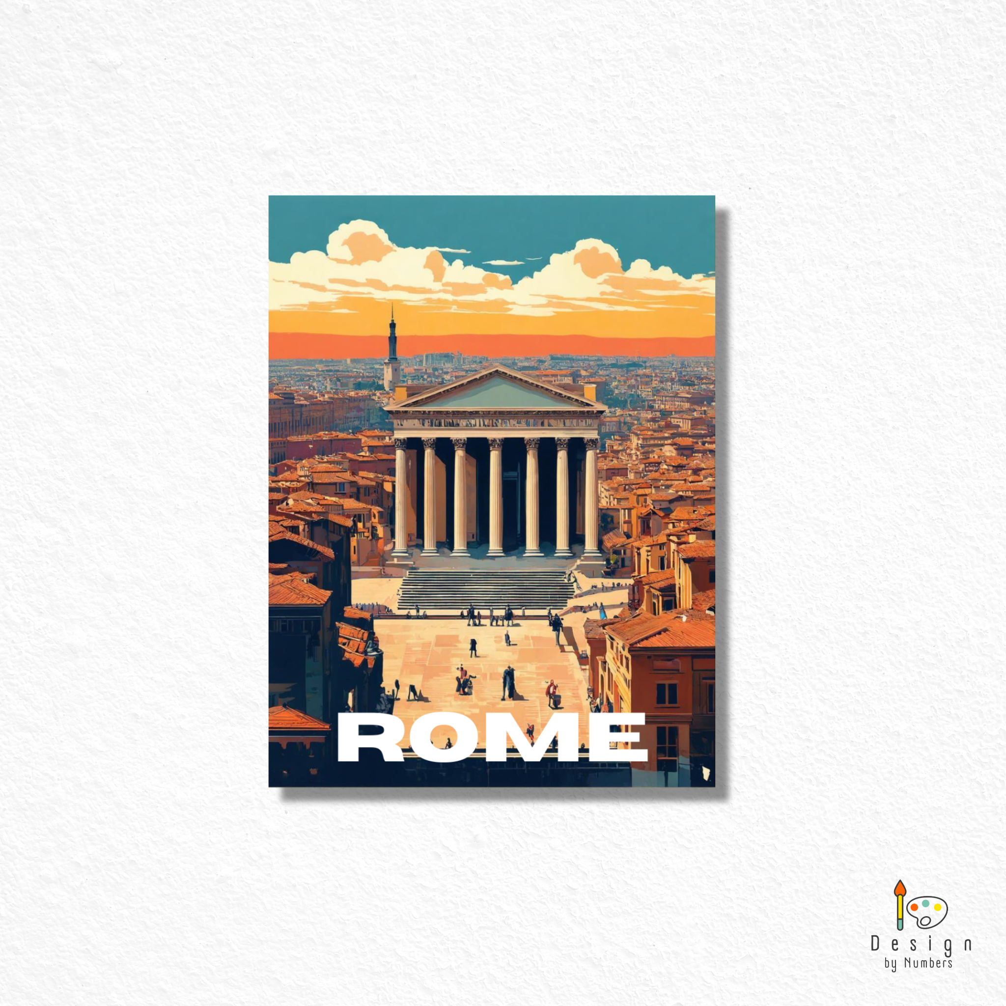 Rome Italy - Paint by Numbers