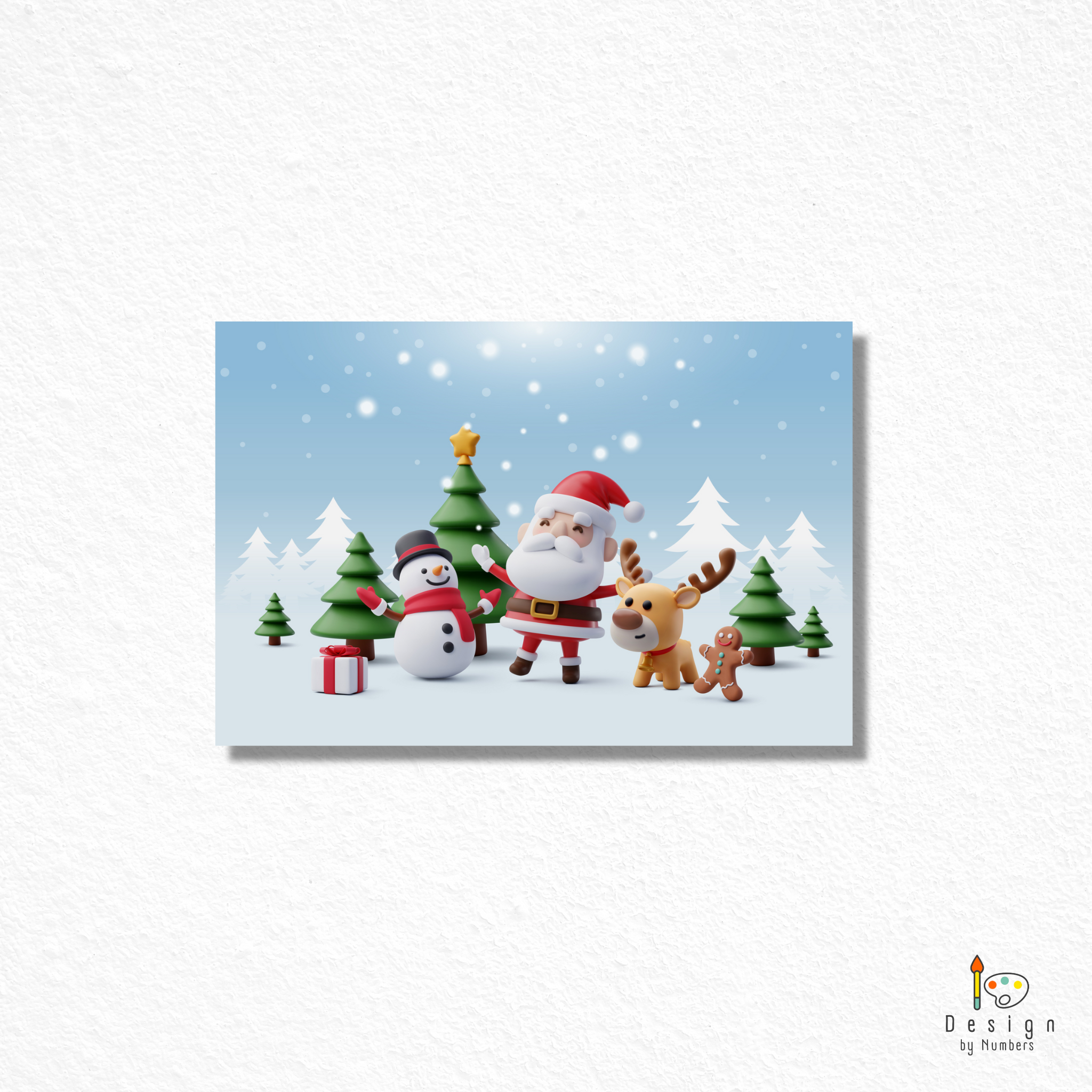 Santa Pop - Paint by Numbers