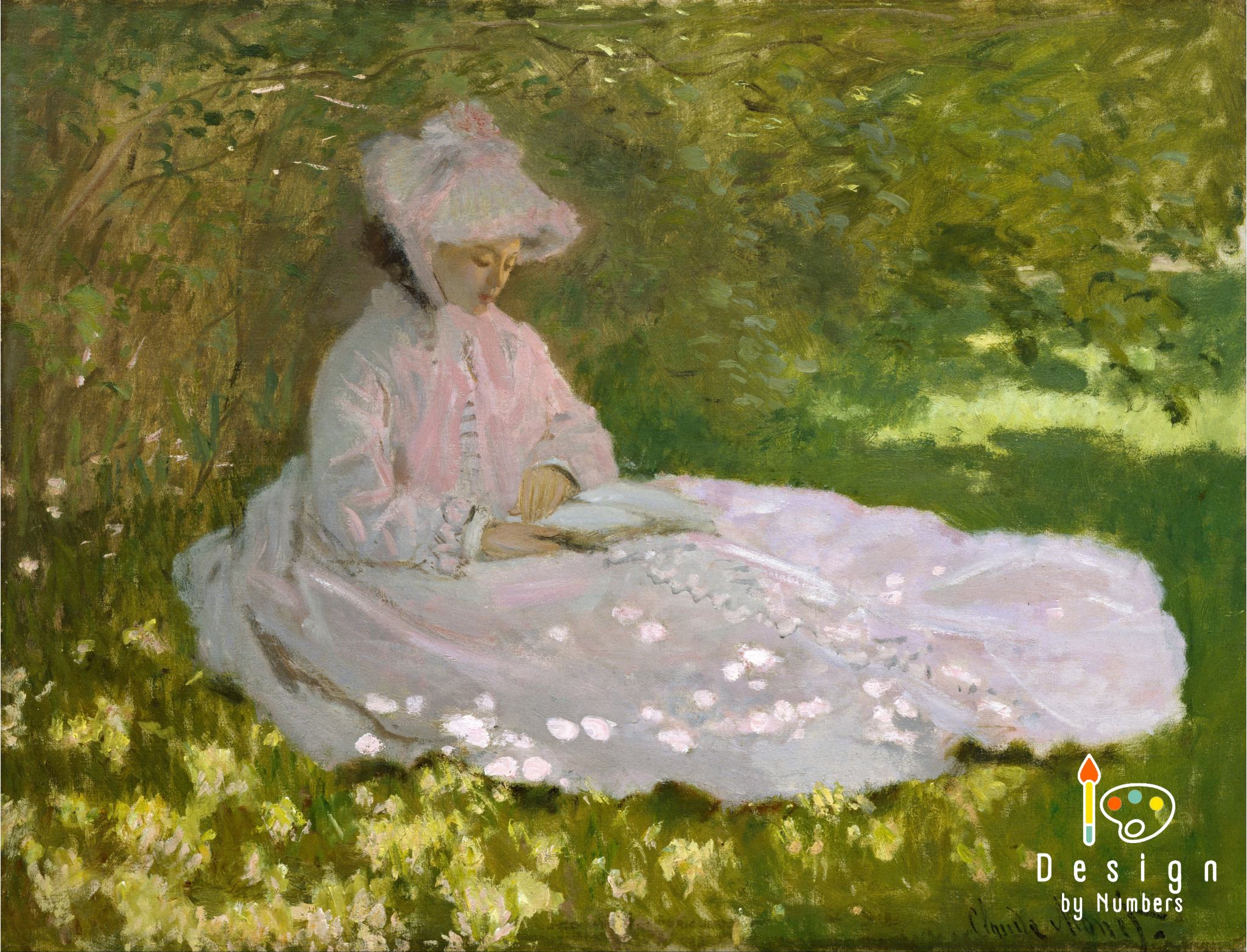 Springtime - Claude Monet - Paint by Numbers
