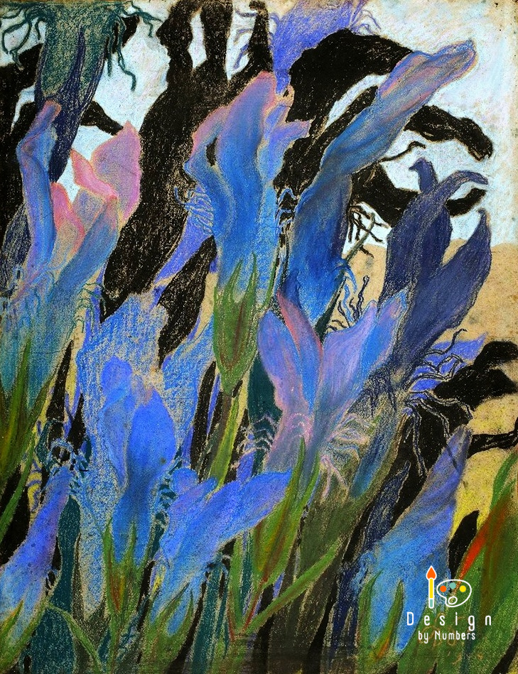 Irises - Stanislaw Wyspianski - Paint by Numbers