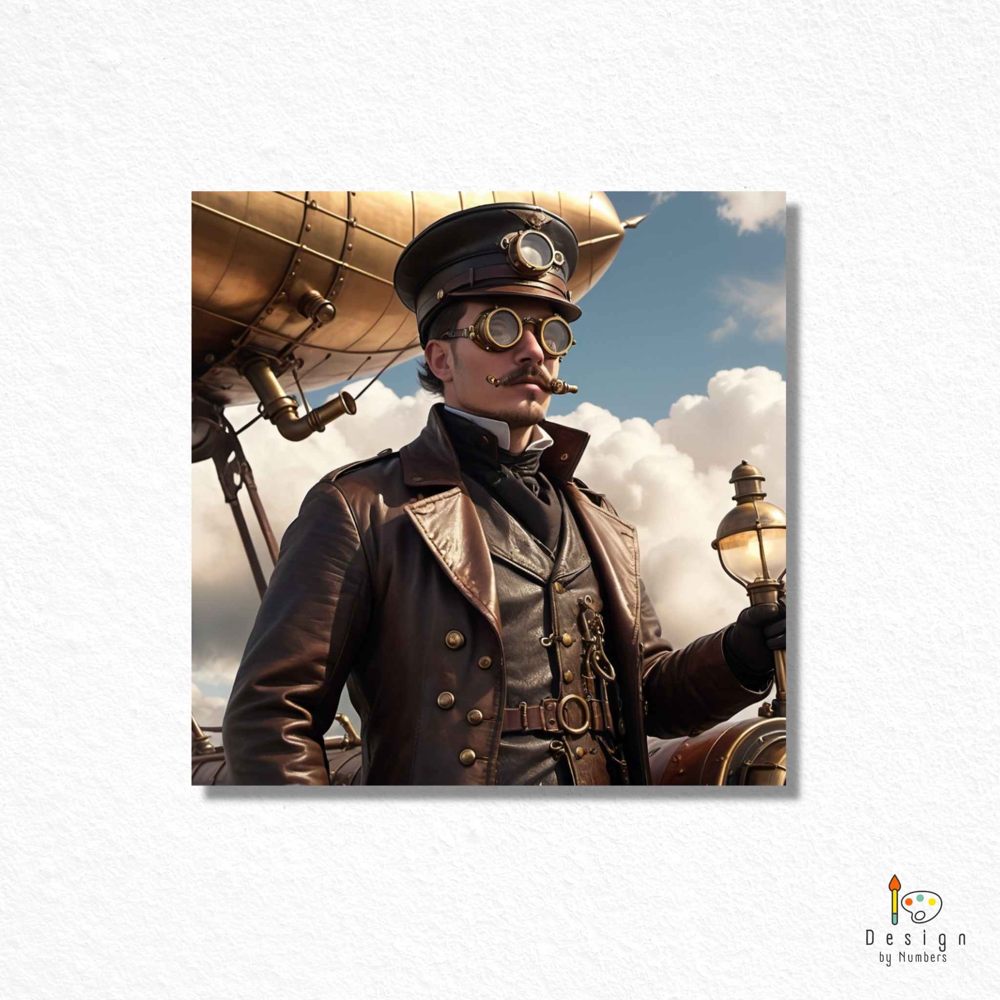 Zeppelin Aeronaut- Paint By Numbers