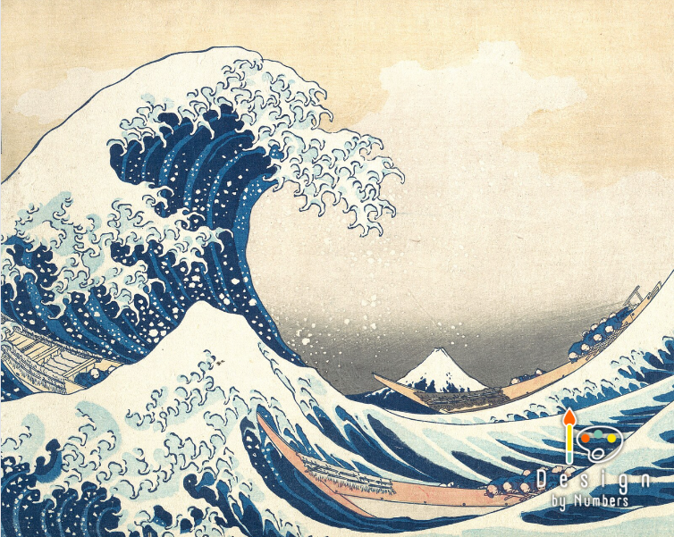 The Great Wave- Katsushika Hokusai- Paint by Numbers