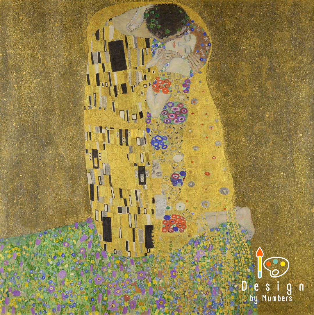 The Kiss- Gustav Klimt- Paint by Numbers