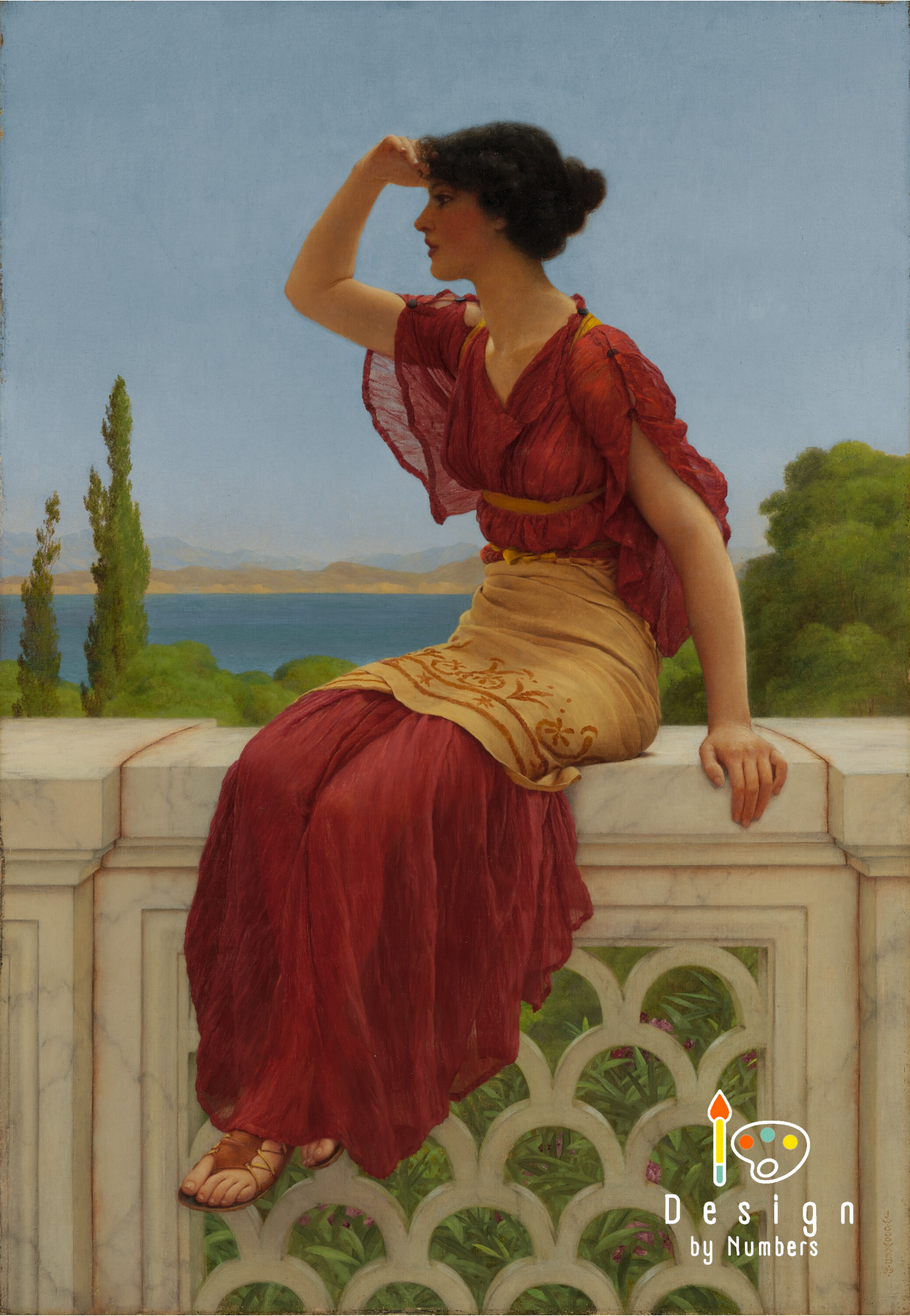 The Signal -  John William Godward - Paint by Numbers