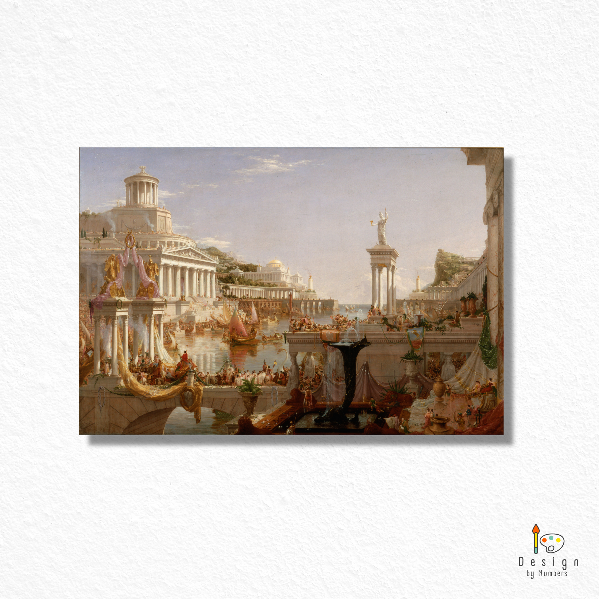 Consummation The Course of the Empire- Thomas Cole- Paint by Numbers