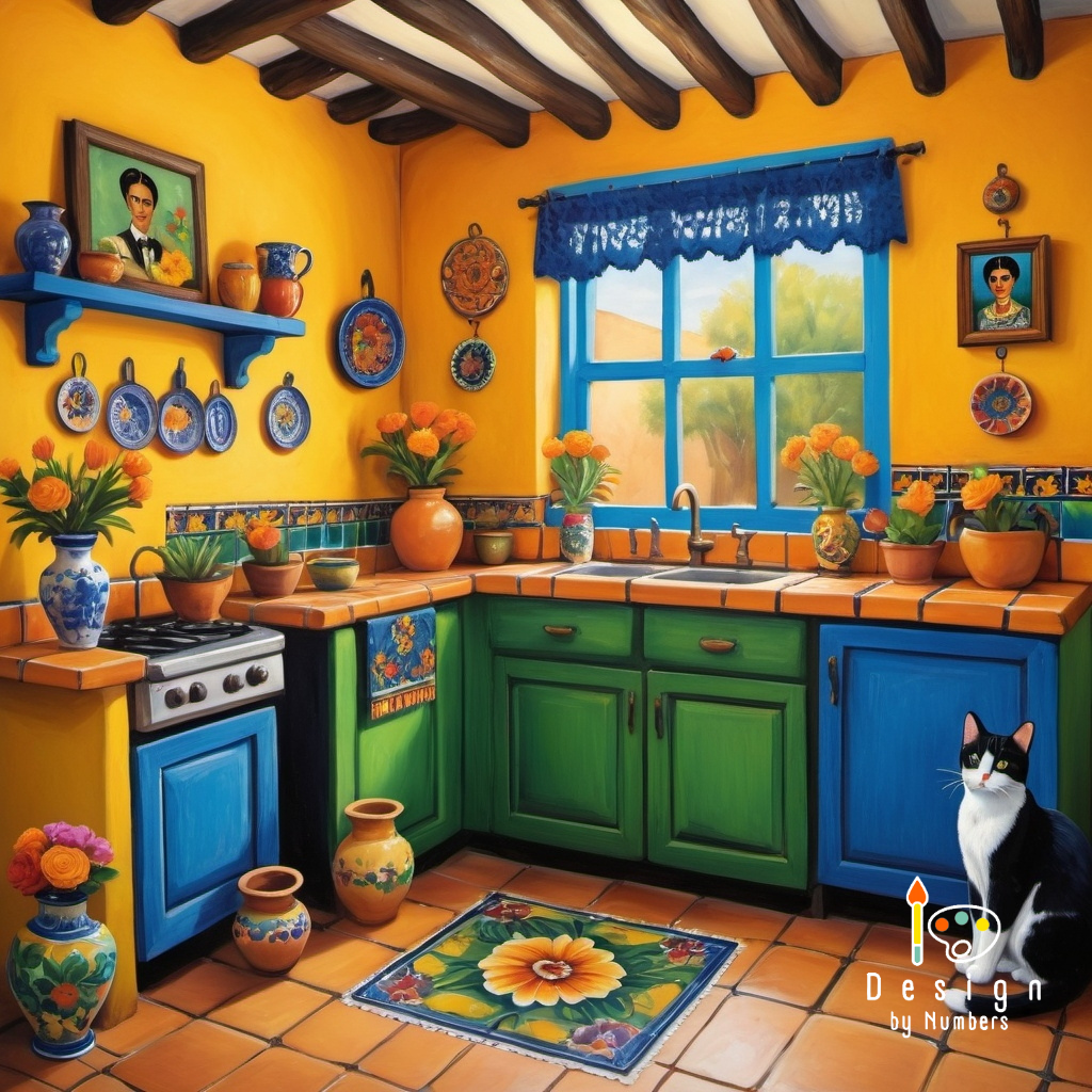 Tuscan Kitchen- Paint By Numbers