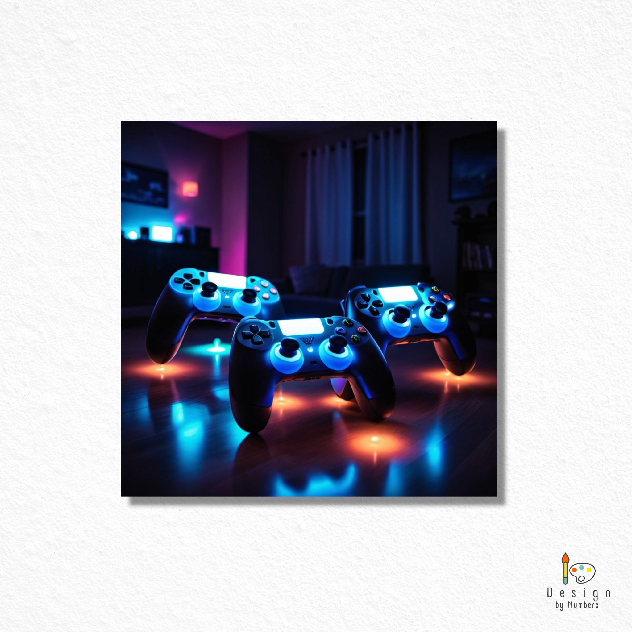Neon Gaming- Paint By Numbers