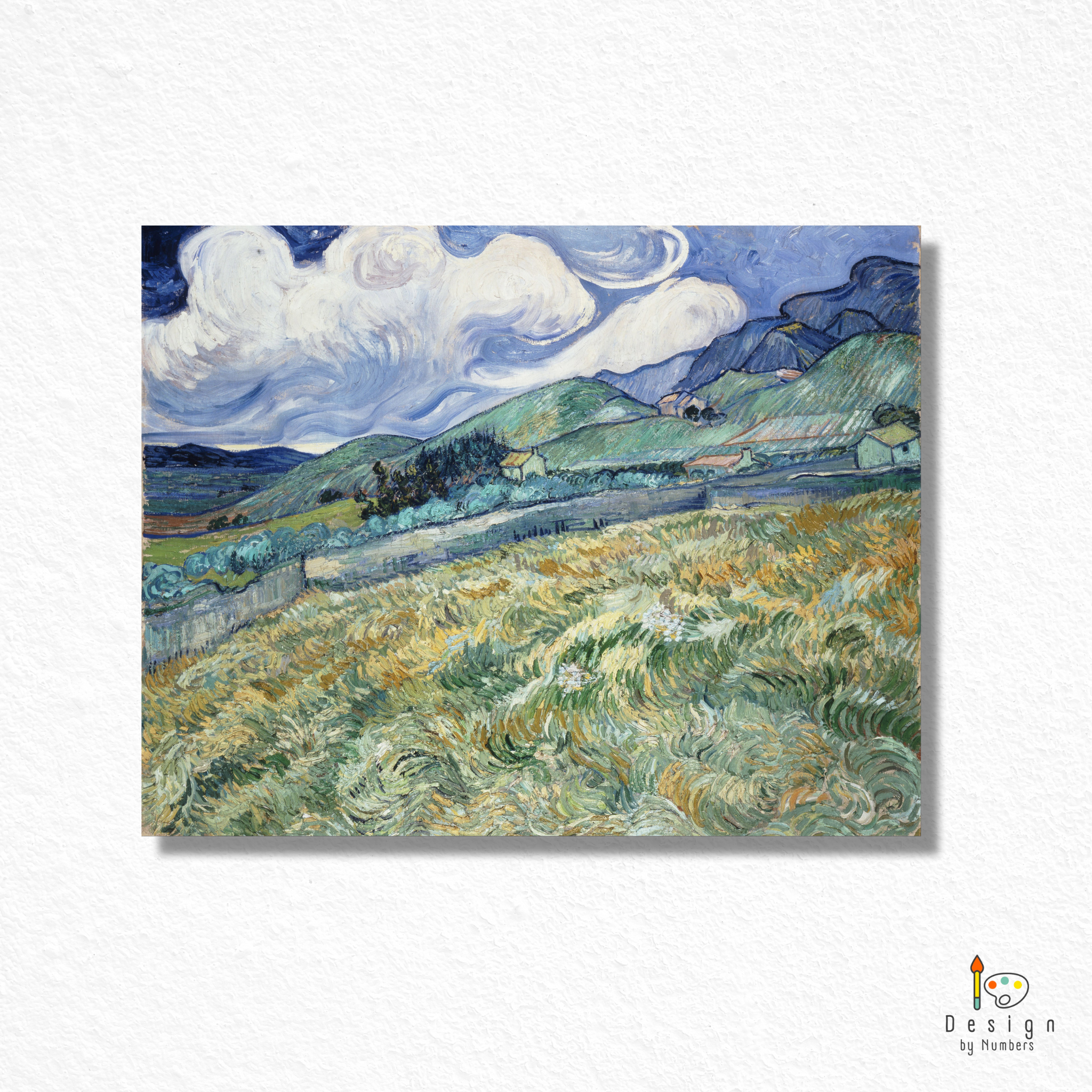 Landscape from Saint - Vincent van Gogh - Paint by Numbers