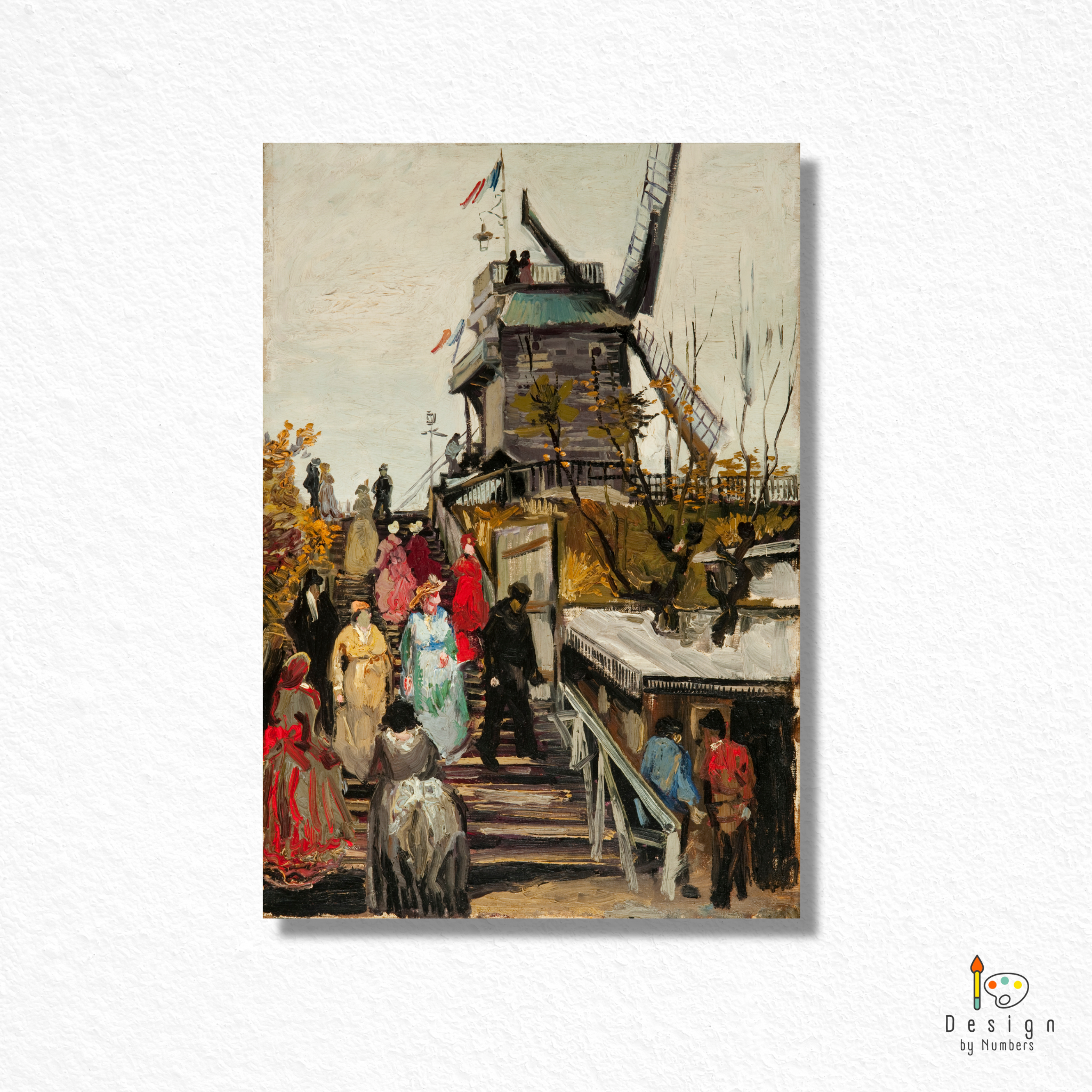 Le Blute-Fin Mill- Vincent van Gogh- Paint by Numbers