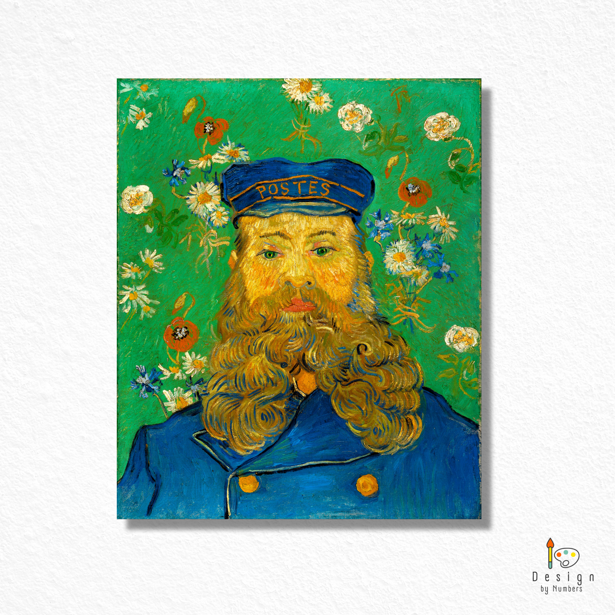 Portrait of the Postman Joseph Roulin- Vincent van Gogh- Paint by Numbers