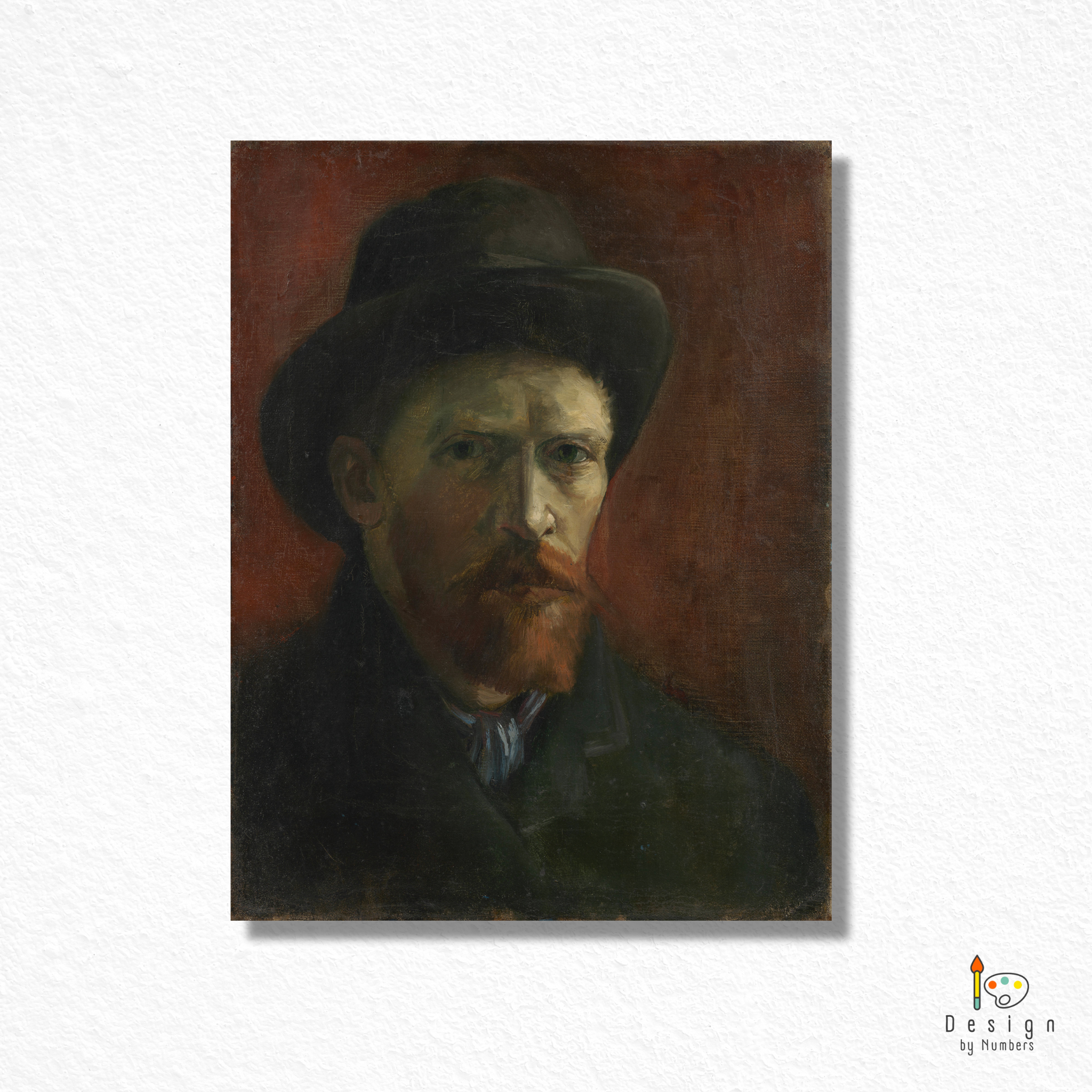 Self Portrait- Vincent van Gogh- Paint by Numbers