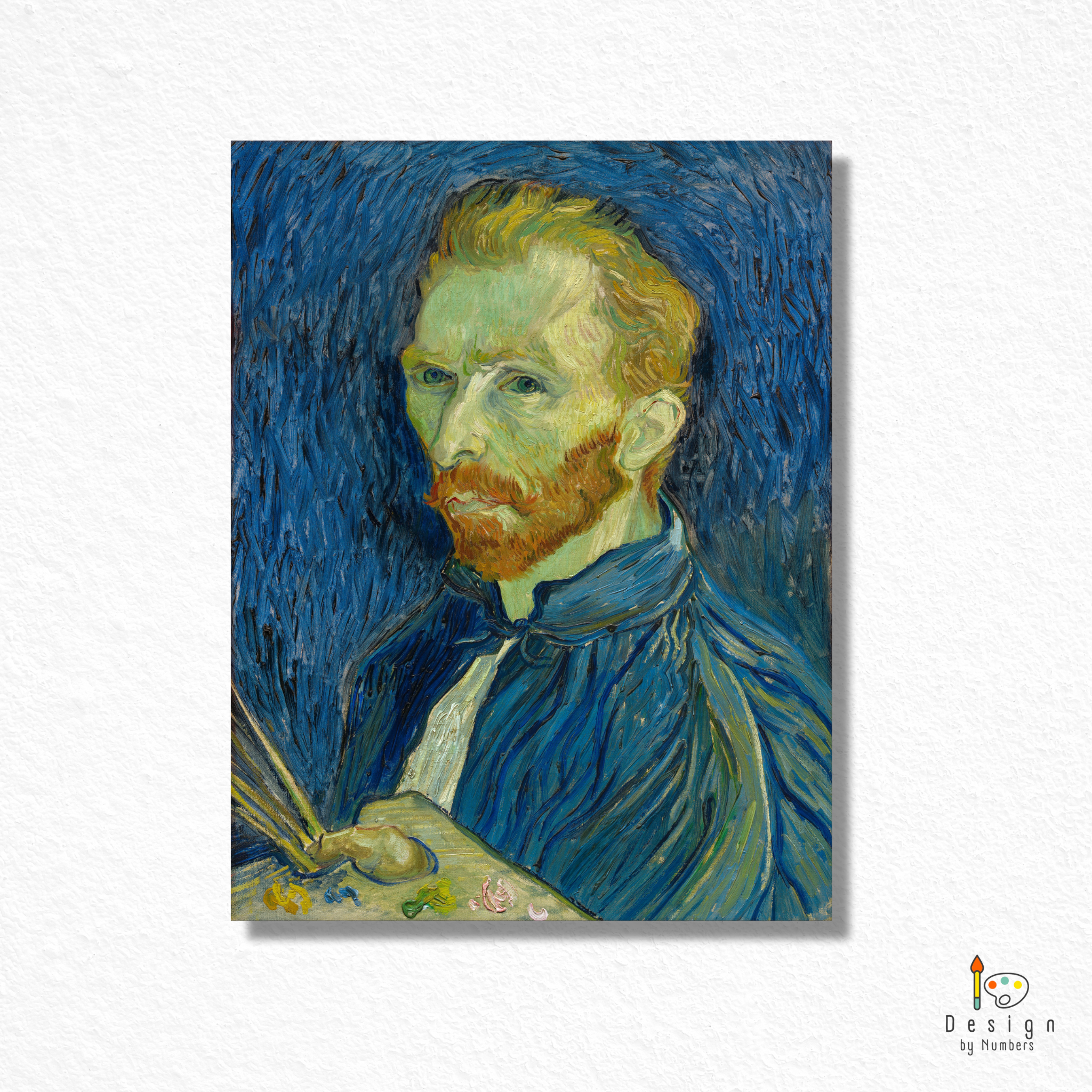 Self Portrait 1889- Vincent van Gogh- Paint by Numbers