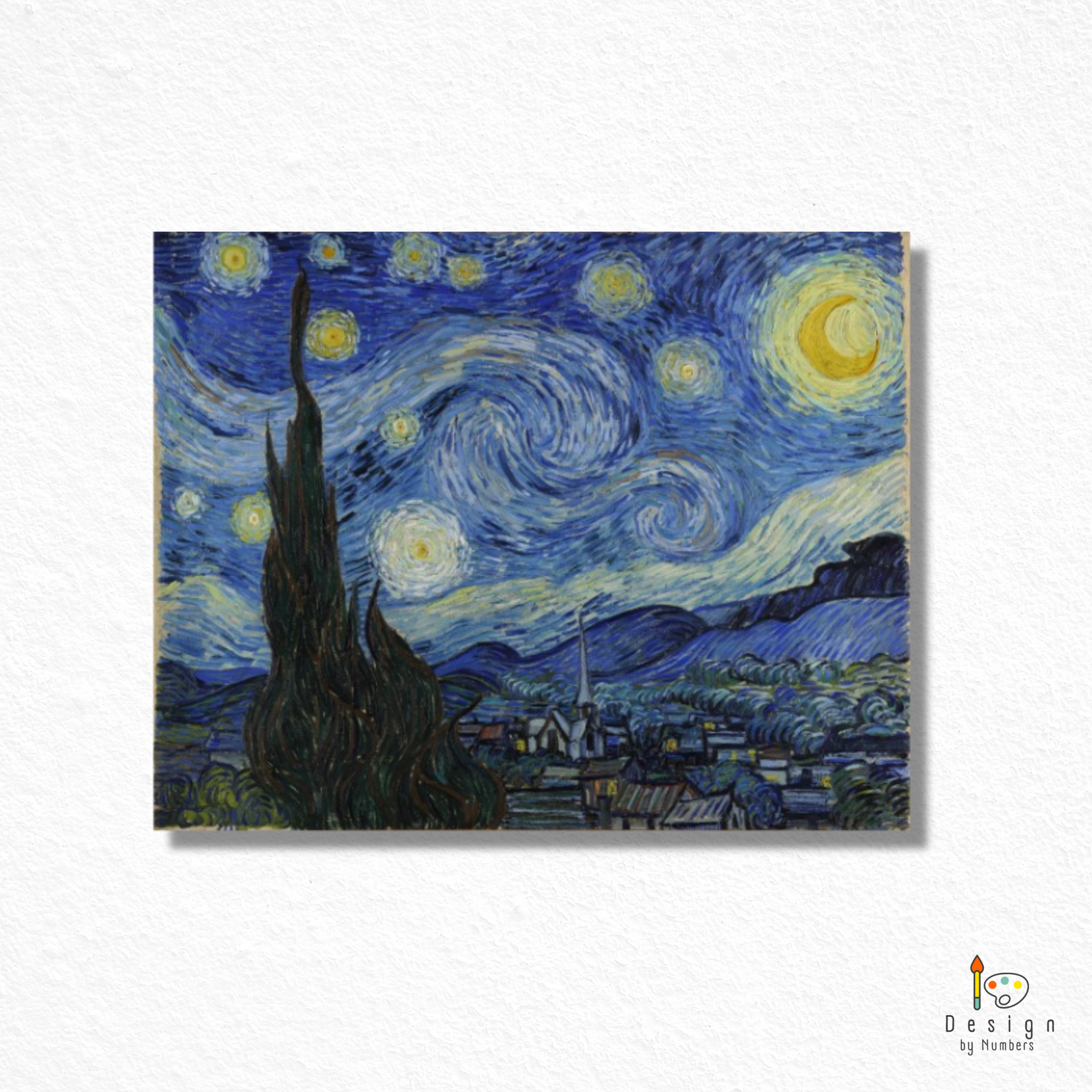 Starry Night- Vincent van Gogh- Paint by Numbers
